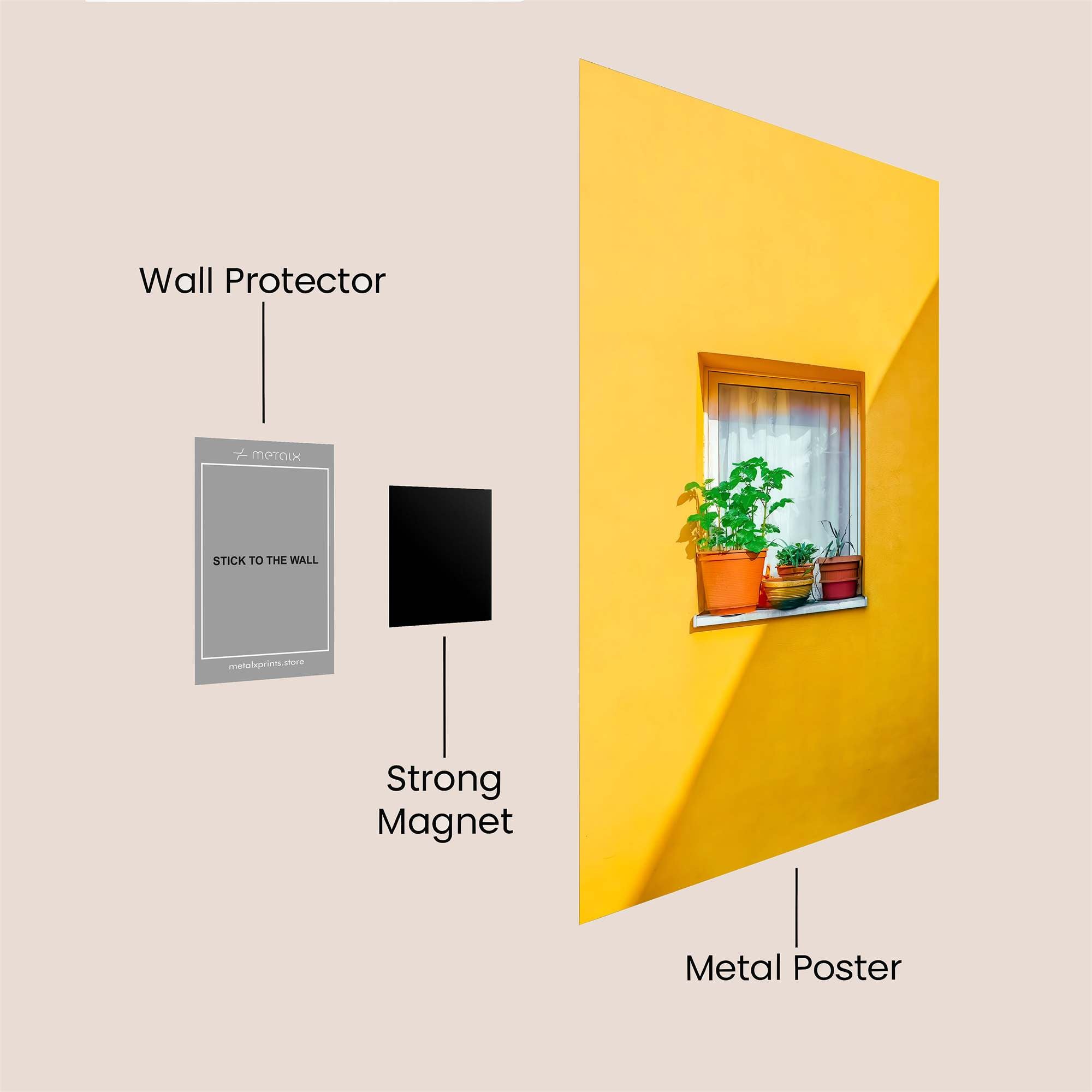 Sunny Serenity Safe Wall Magnetic / M