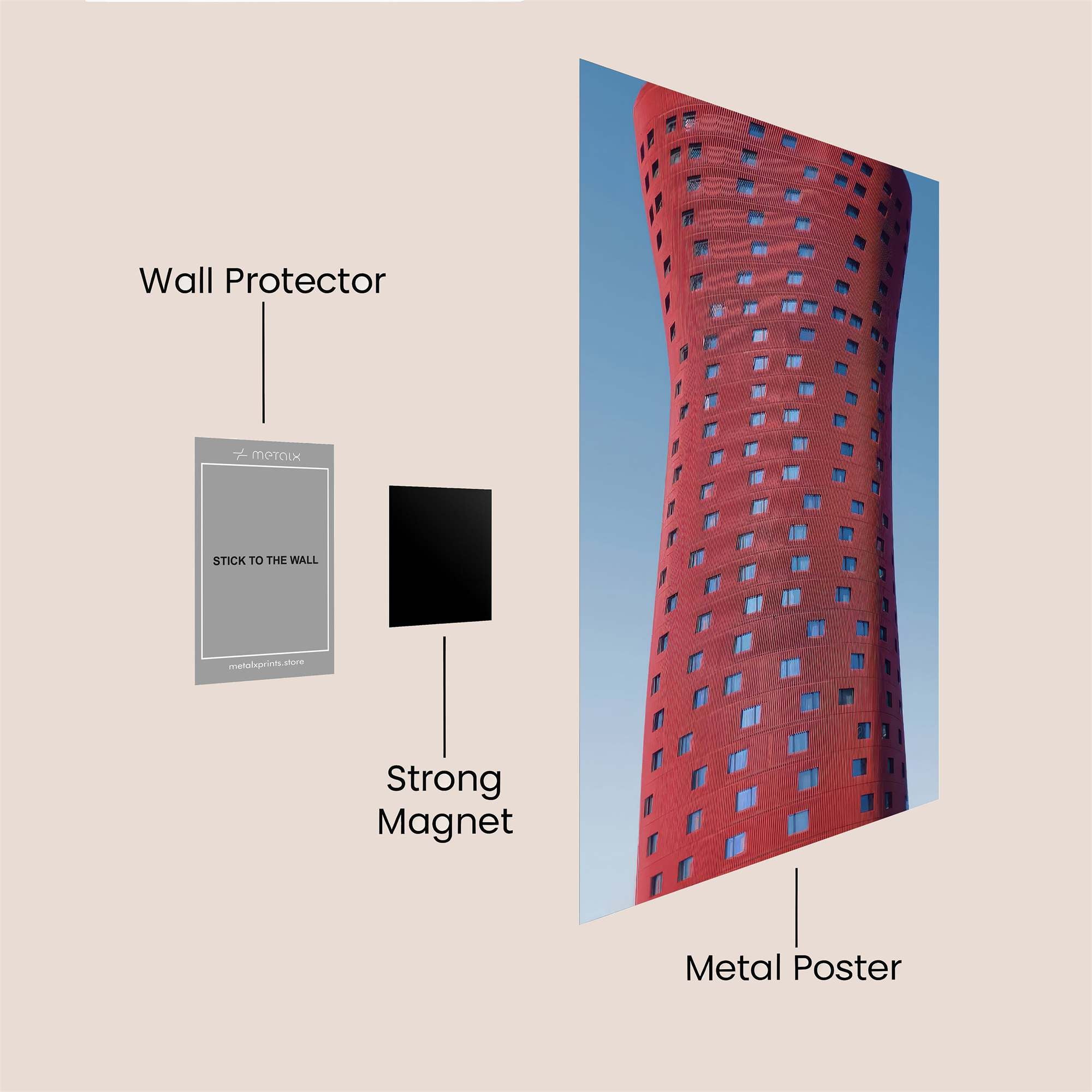TorreWhimsical Safe Wall Magnetic / M