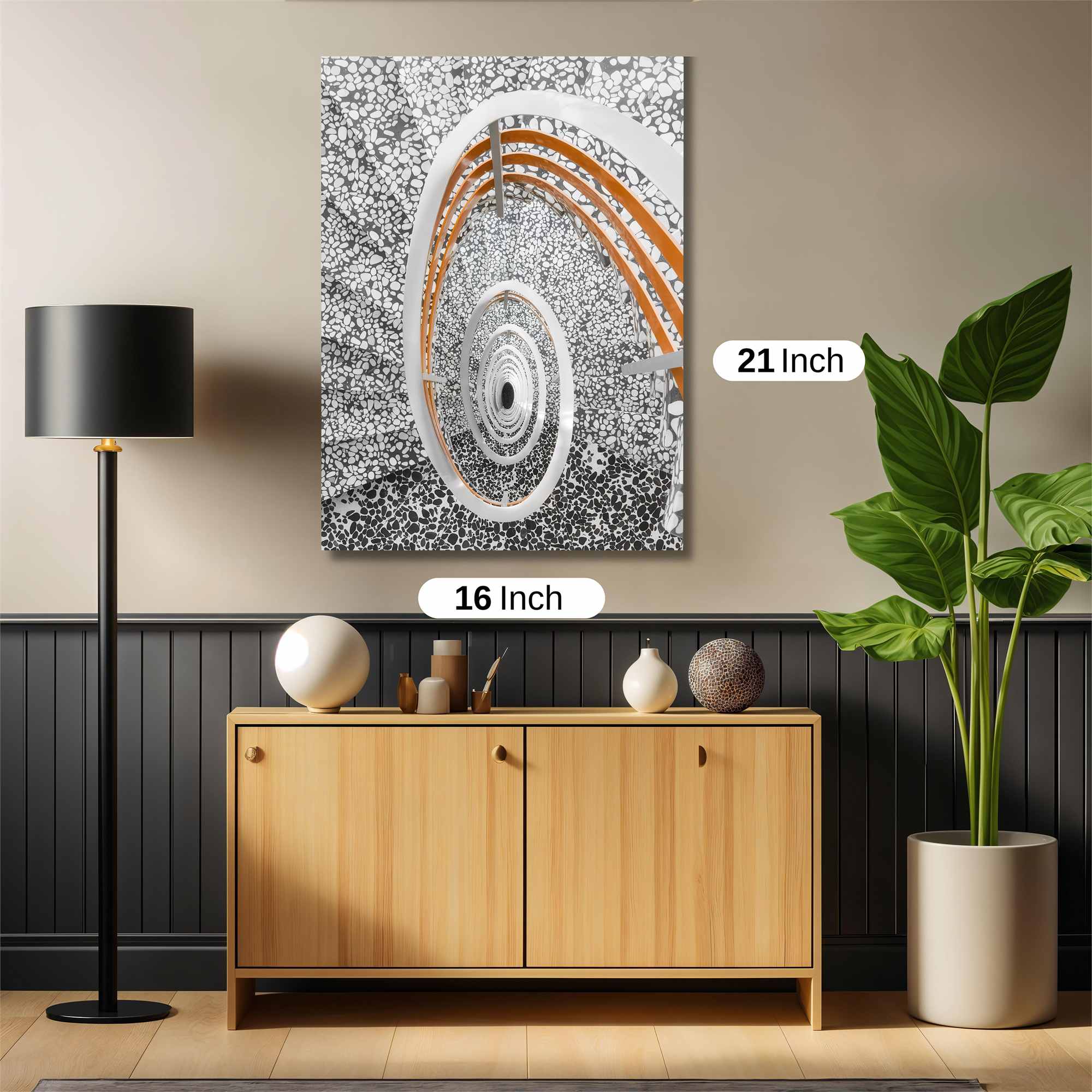 Spiral Serenity Safe Wall Magnetic / M