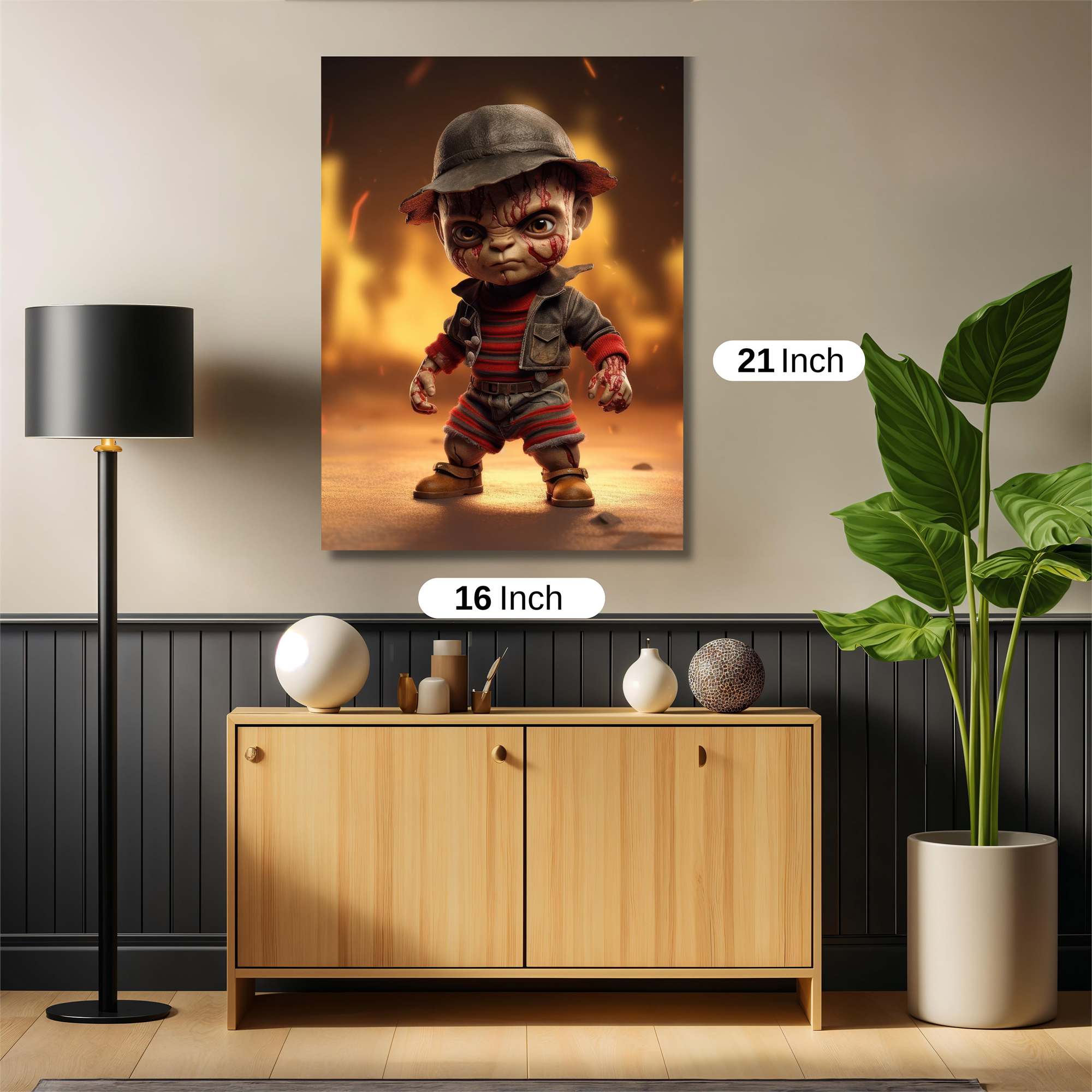 Freddy Fierce Safe Wall Magnetic / M