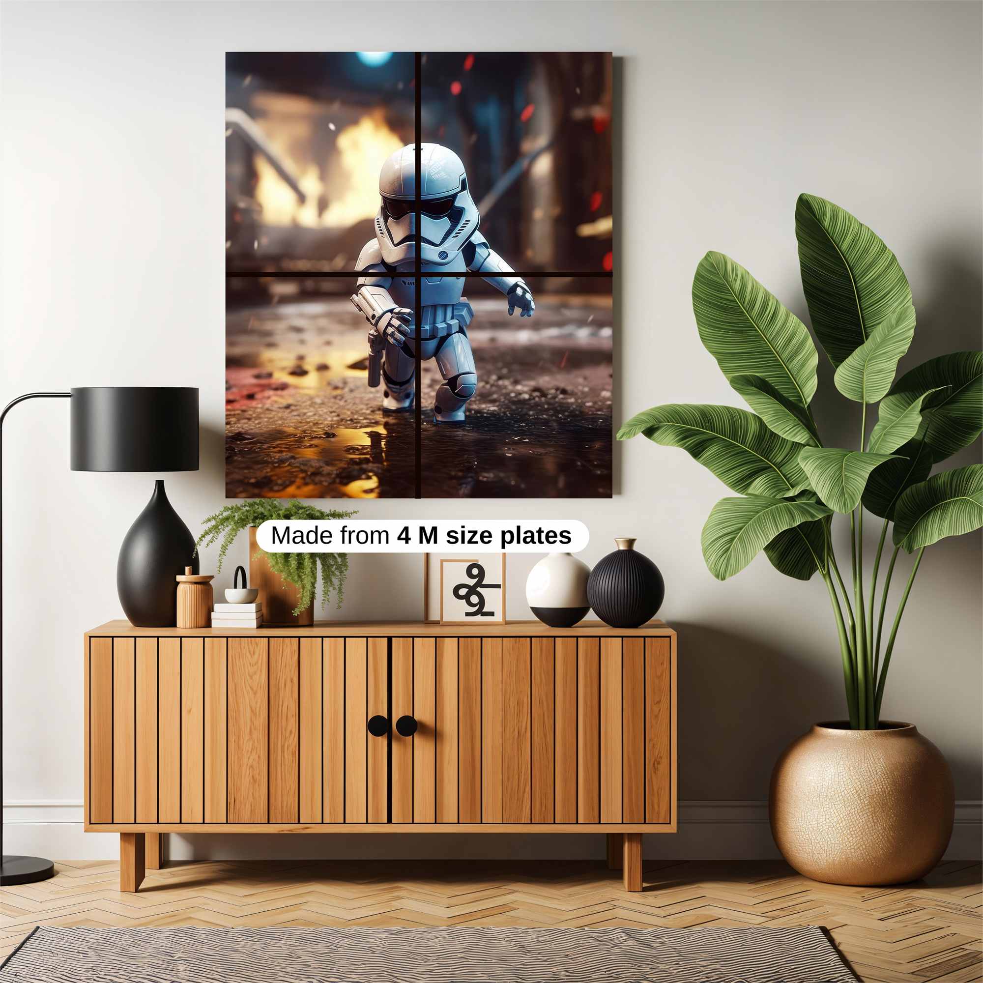 Trooper Trudge Safe Wall Magnetic / M