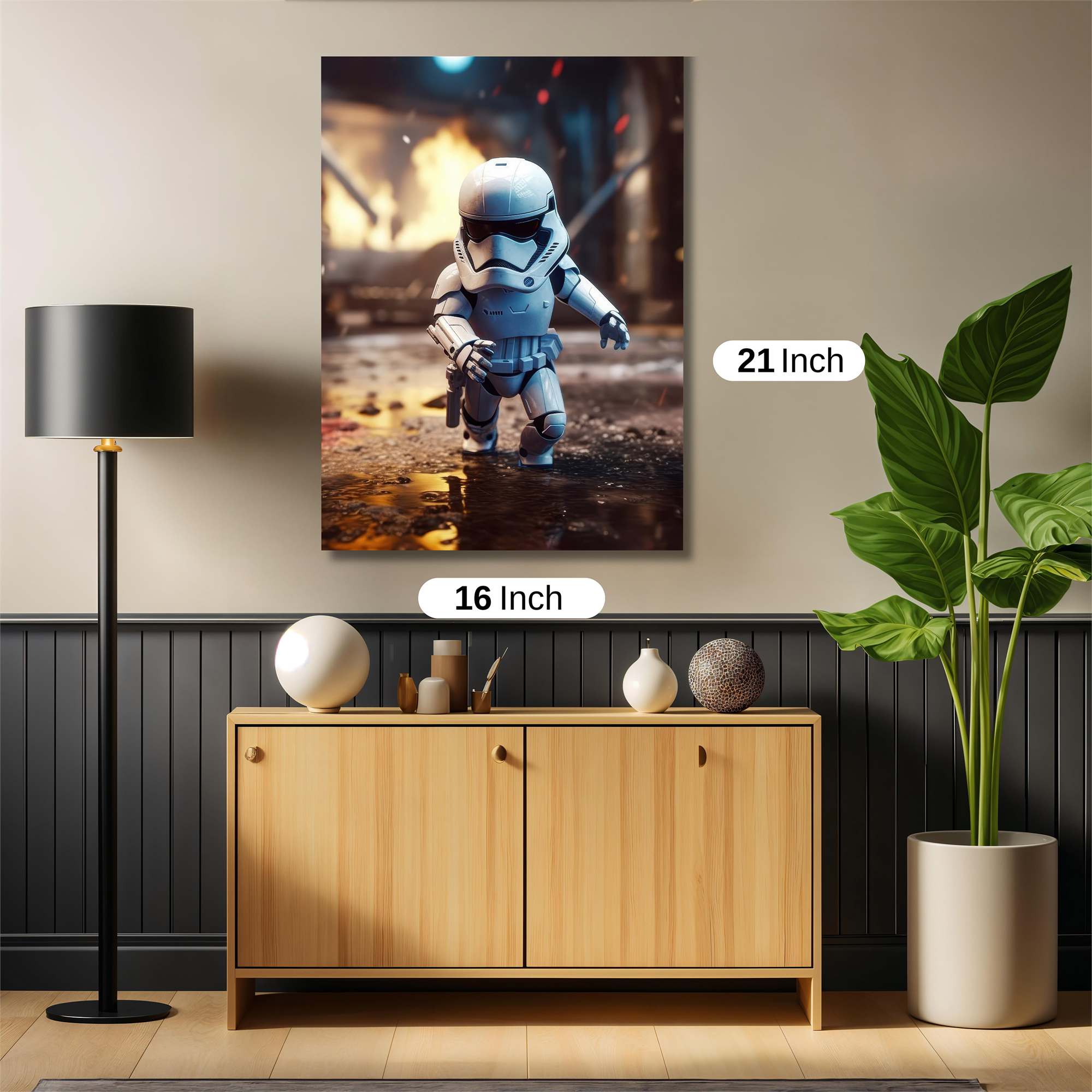 Trooper Trudge Safe Wall Magnetic / M