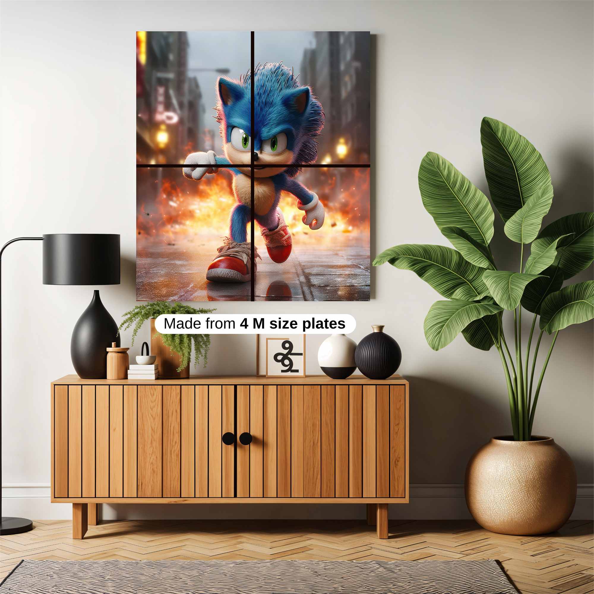 Sonic Blaze Safe Wall Magnetic / M