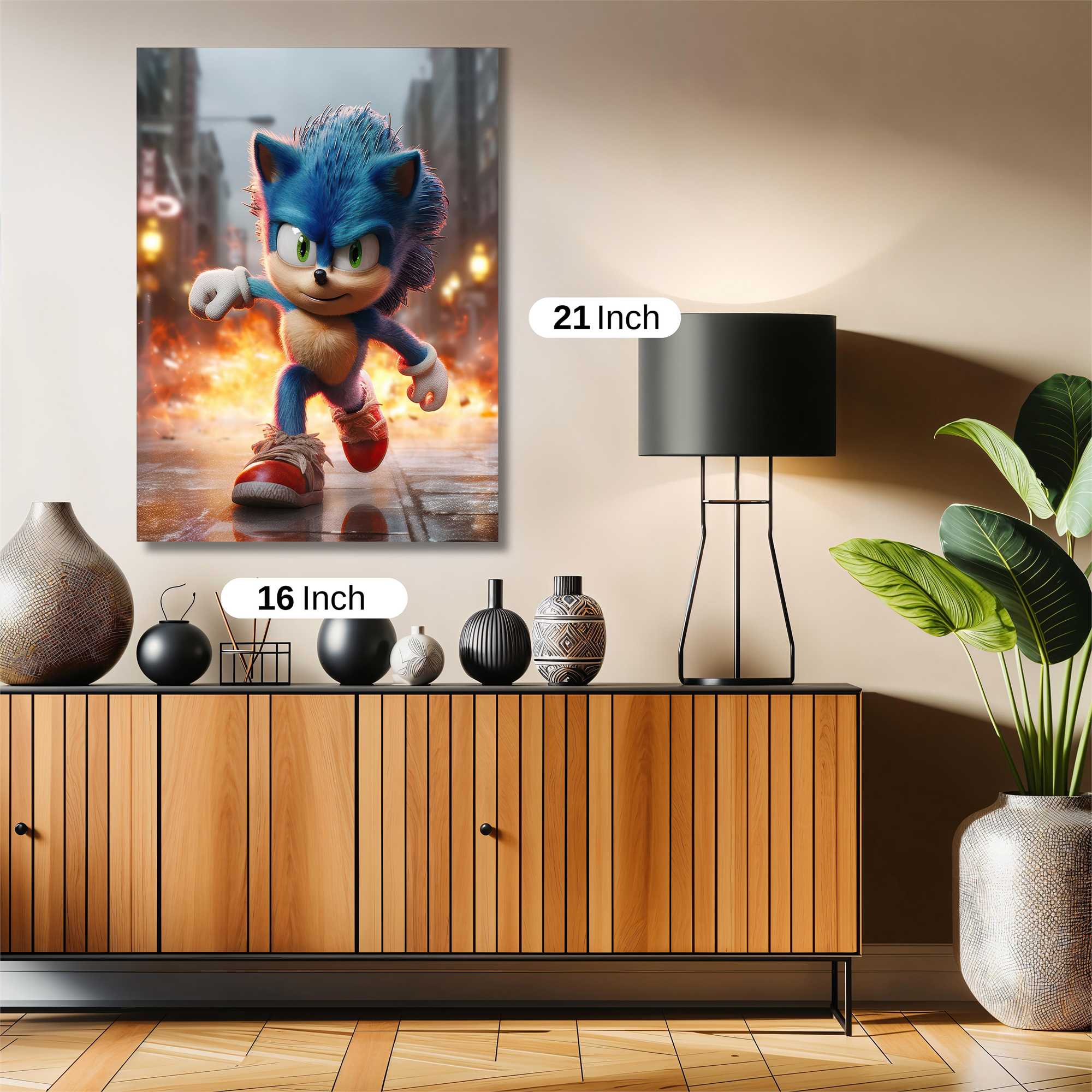 Sonic Blaze Safe Wall Magnetic / M