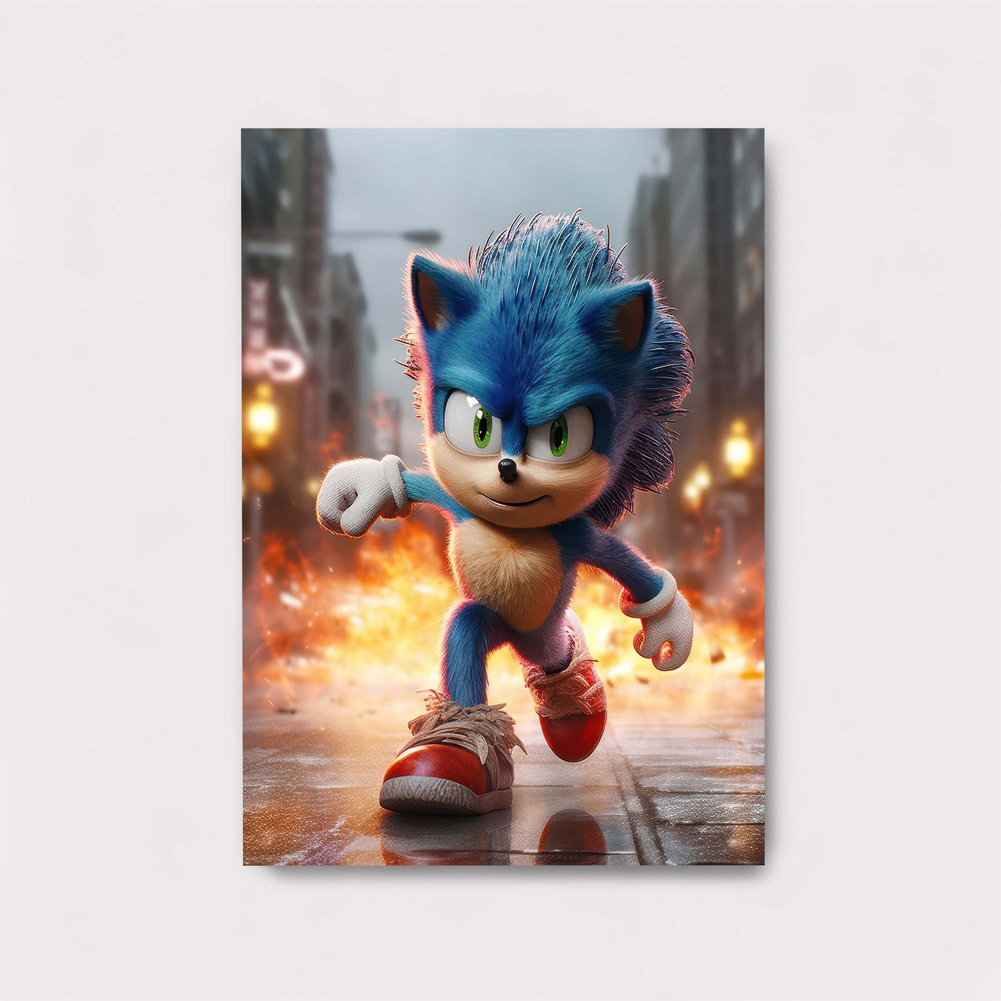 Sonic Blaze Safe Wall Magnetic / M