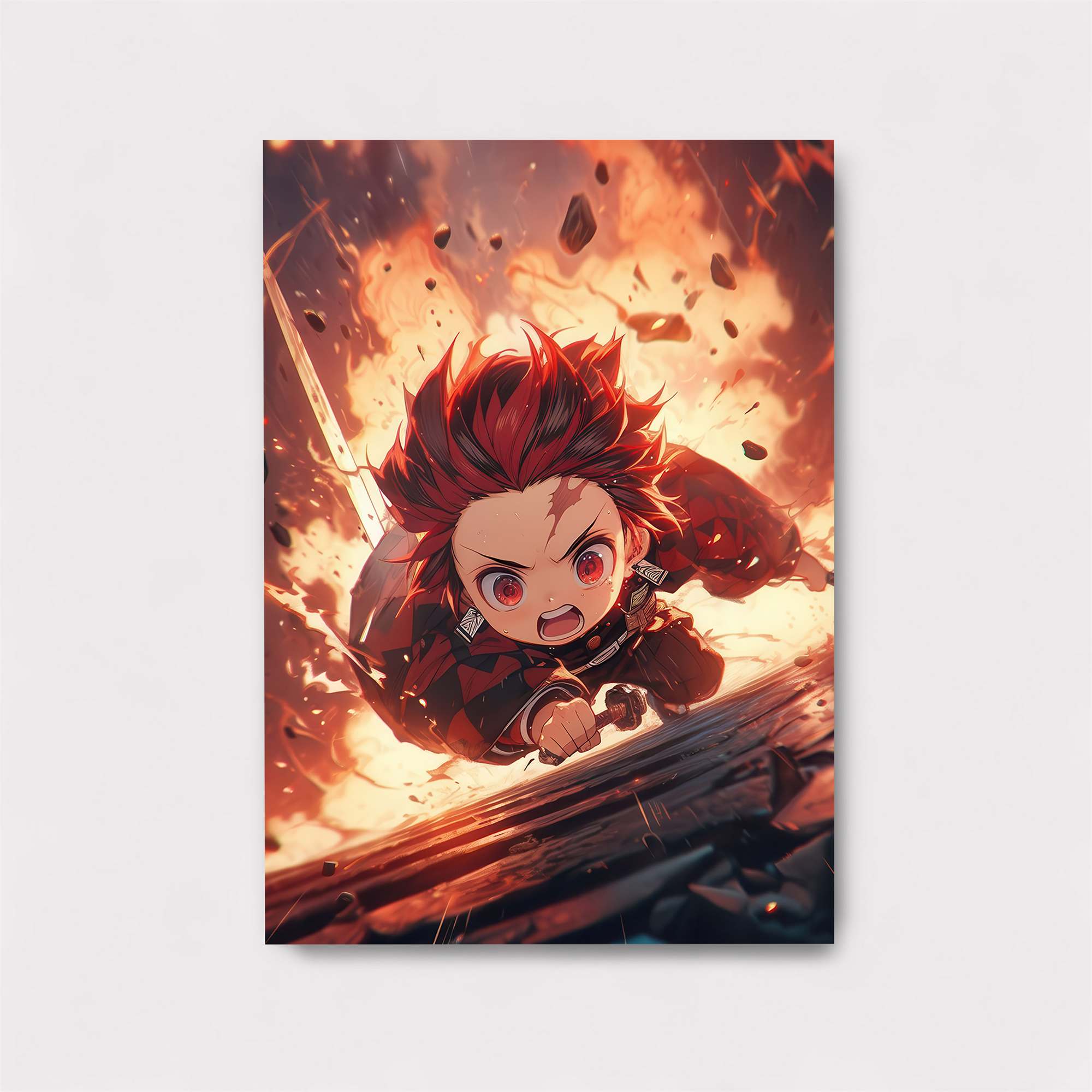 Zenitsu Fiery Safe Wall Magnetic / M