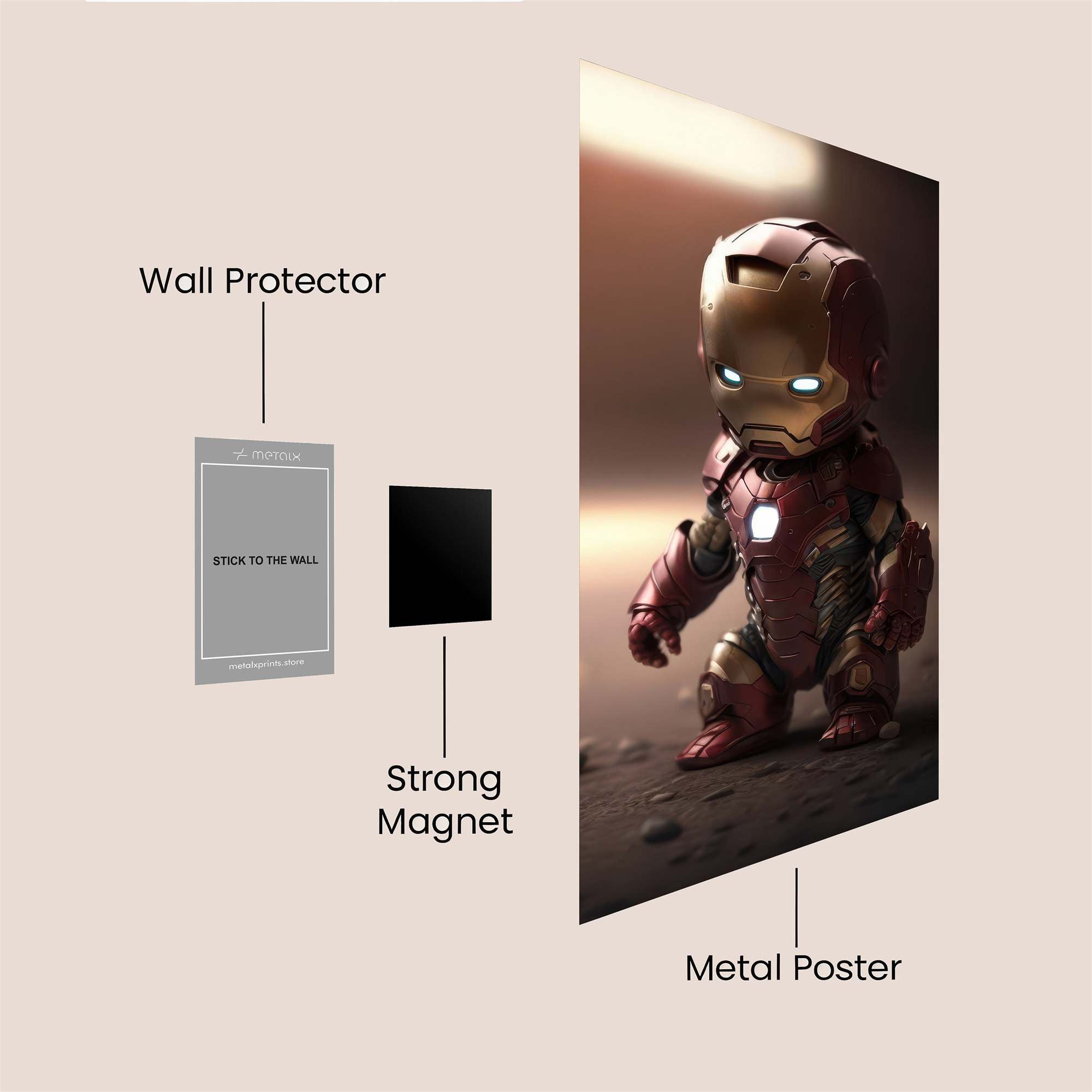 IronKid Resolute Safe Wall Magnetic / M