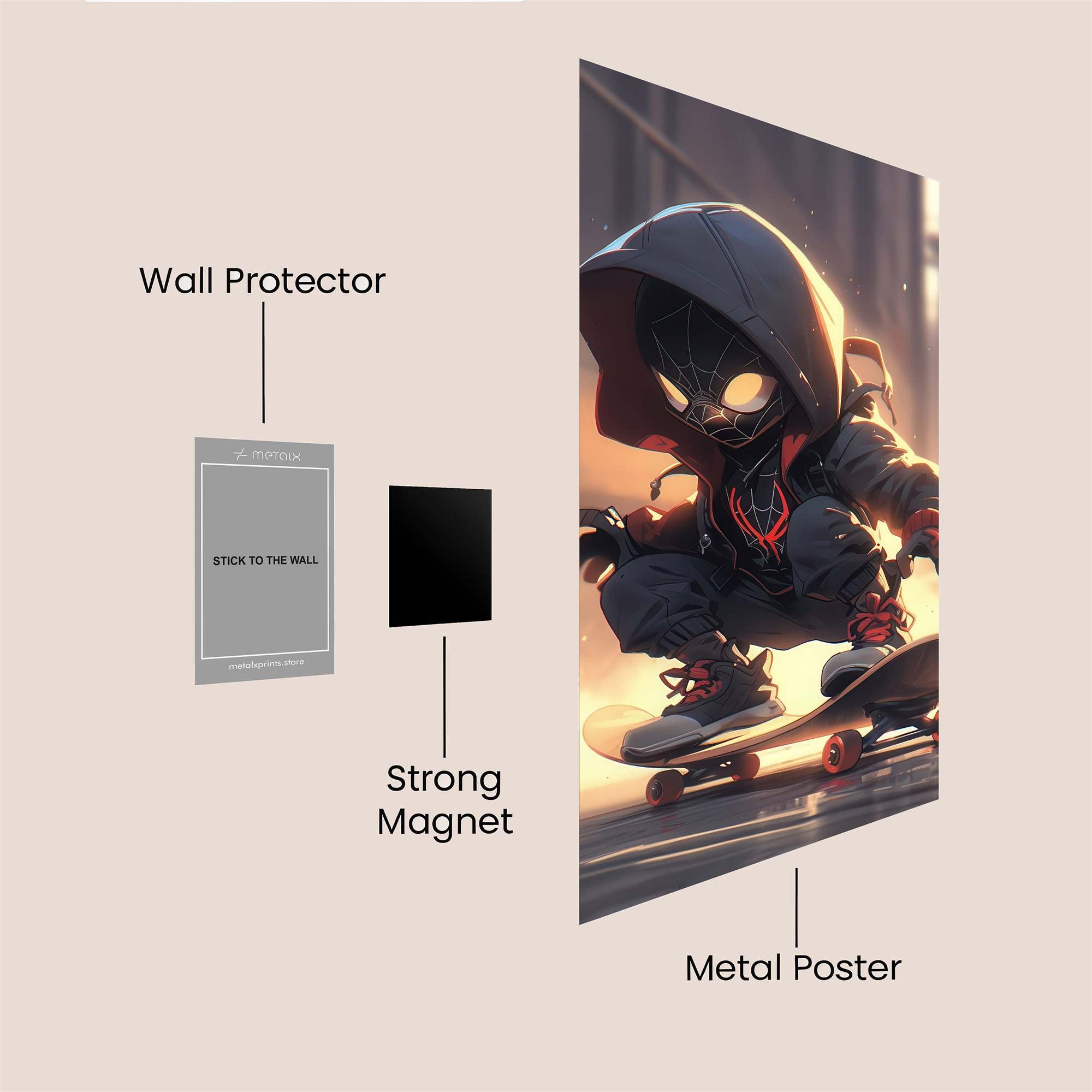 Miles Menace Safe Wall Magnetic / M