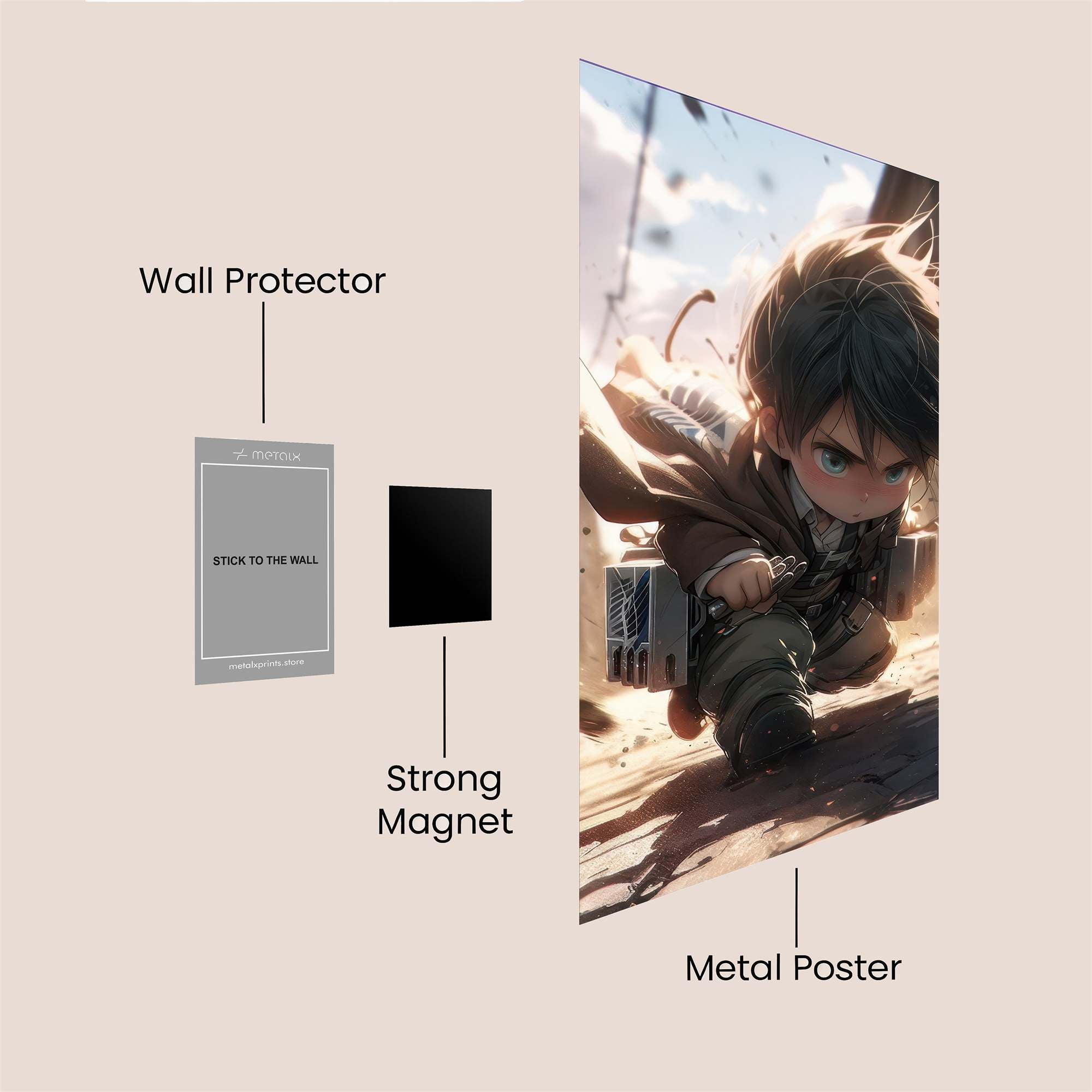 Eren Determined Safe Wall Magnetic / M