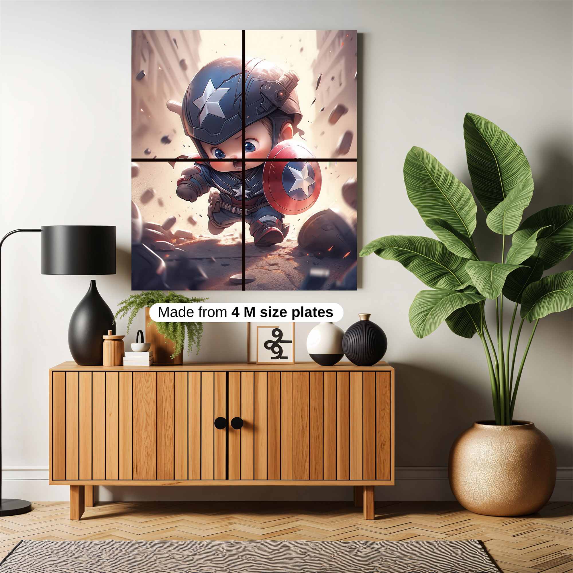 Captain Courage Safe Wall Magnetic / M