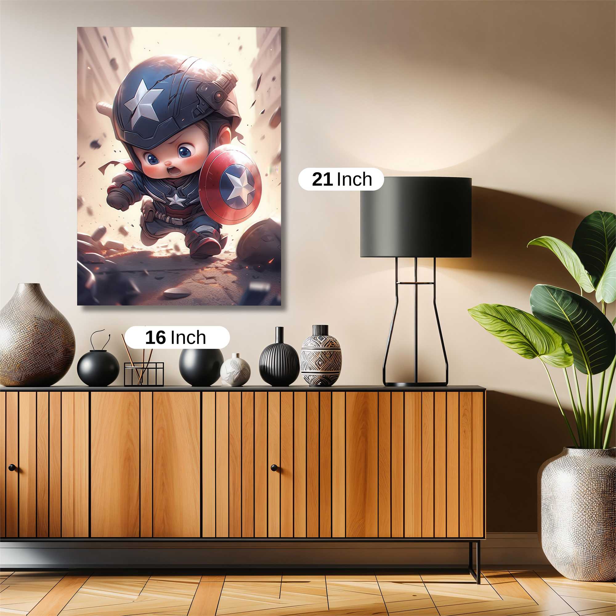 Captain Courage Safe Wall Magnetic / M