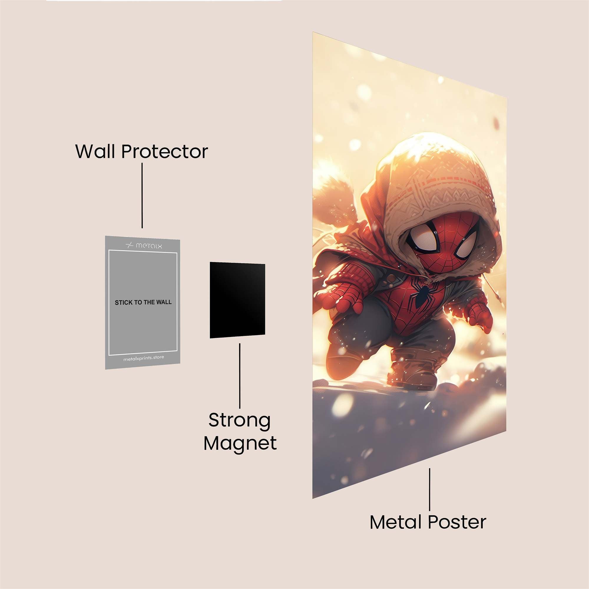 Skull Serenity Safe Wall Magnetic / M