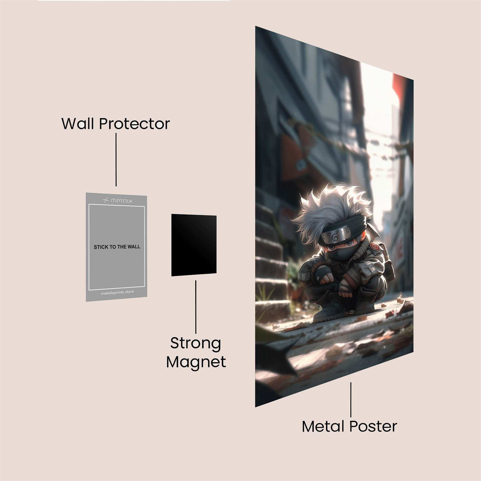 Chrome Romance Safe Wall Magnetic / M