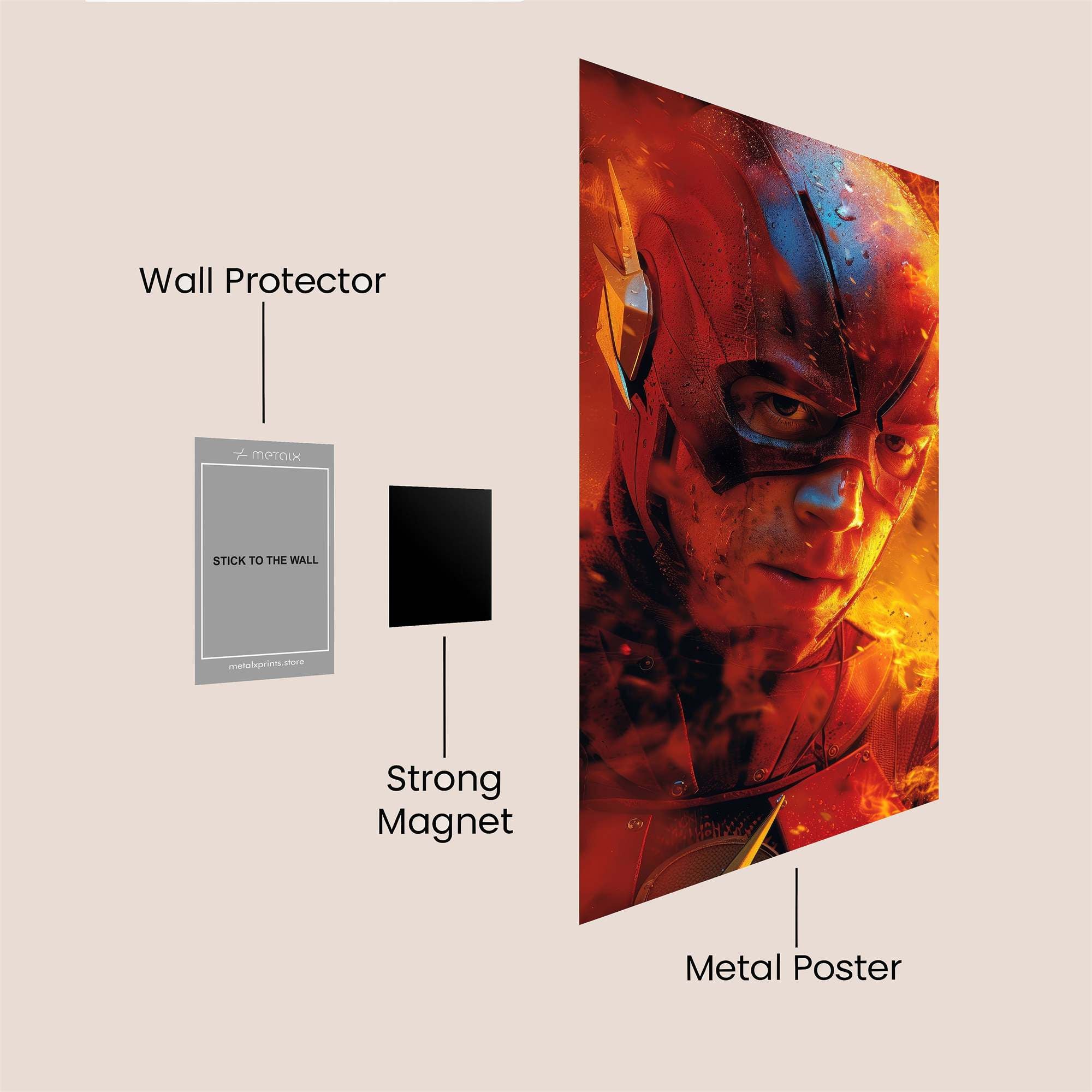 Elvis Riled Safe Wall Magnetic / M