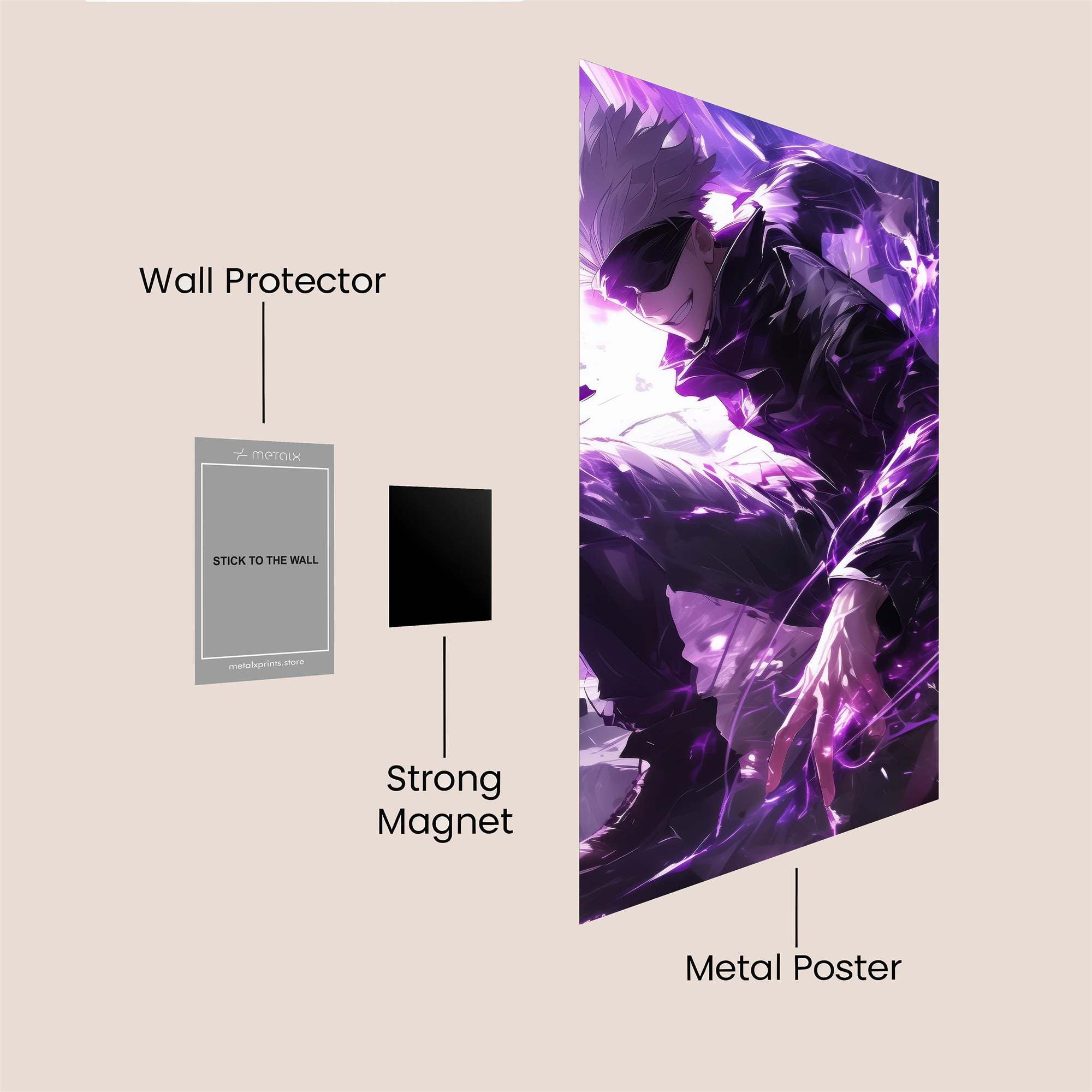 Gonzo Gleeful Safe Wall Magnetic / M