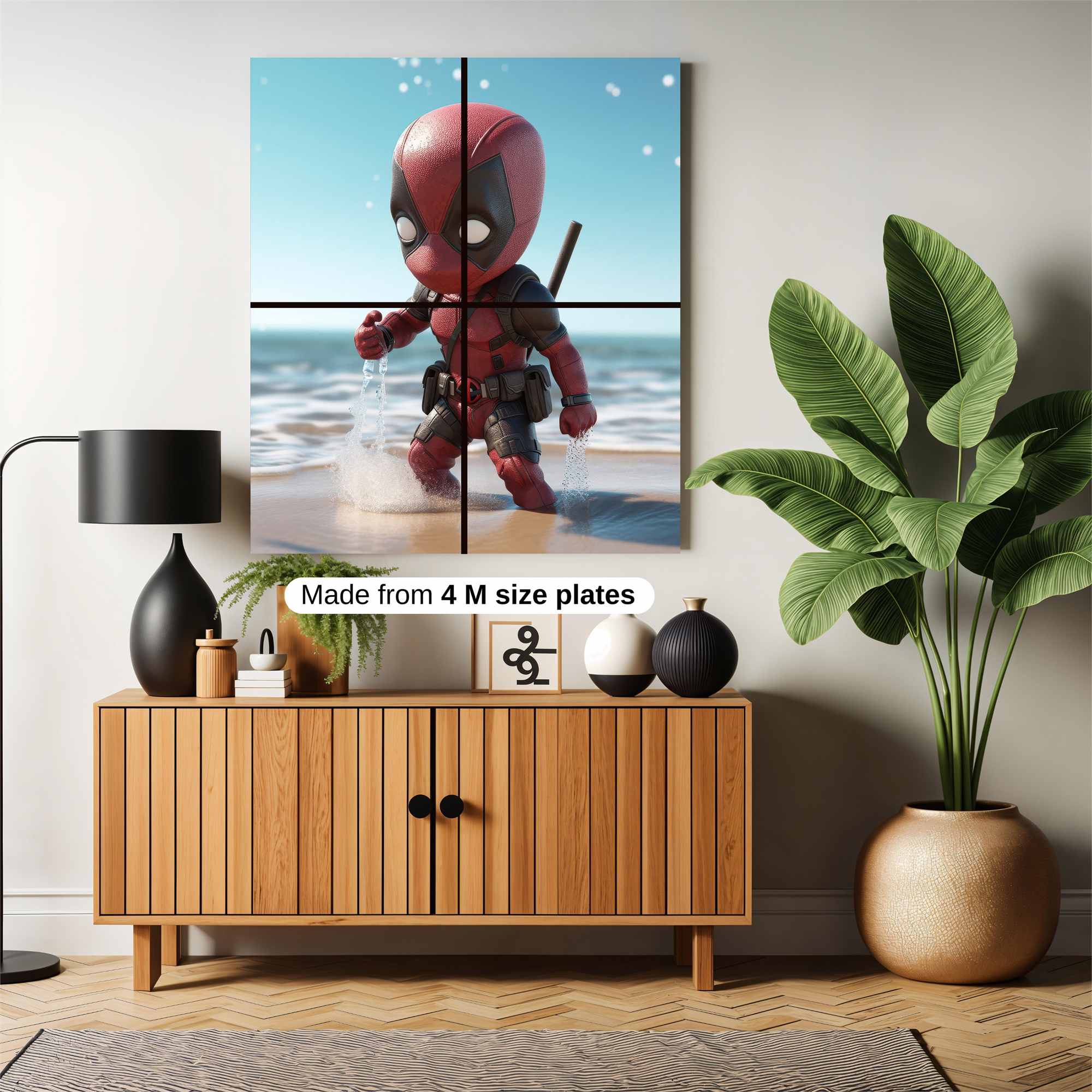 Deadpool Splash Safe Wall Magnetic / M