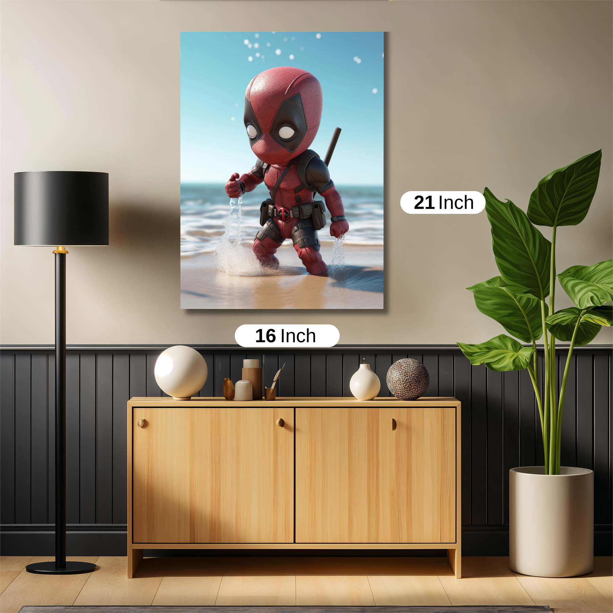 Deadpool Splash Safe Wall Magnetic / M
