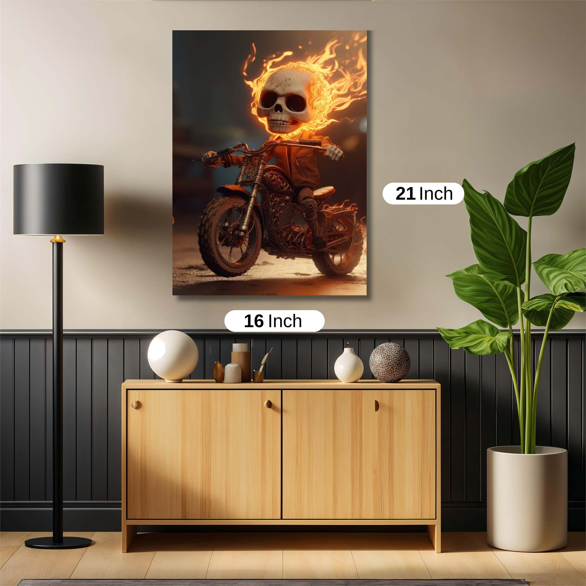 Ghost Rider Safe Wall Magnetic / M