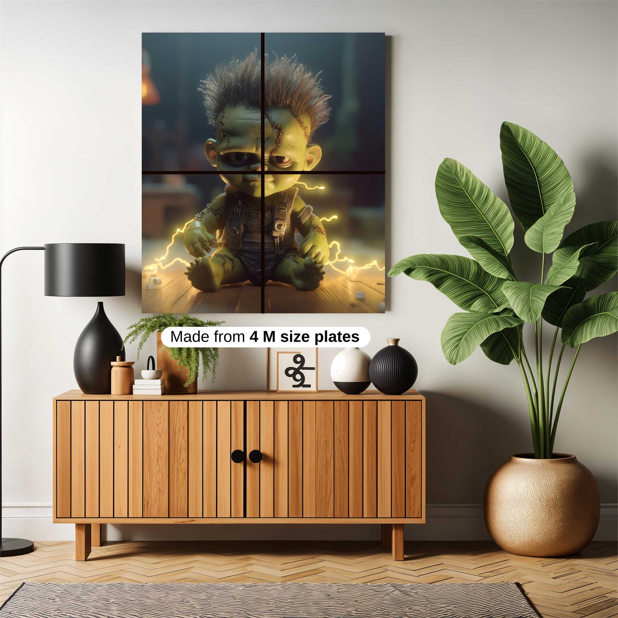 Frankenstein Fright Safe Wall Magnetic / M