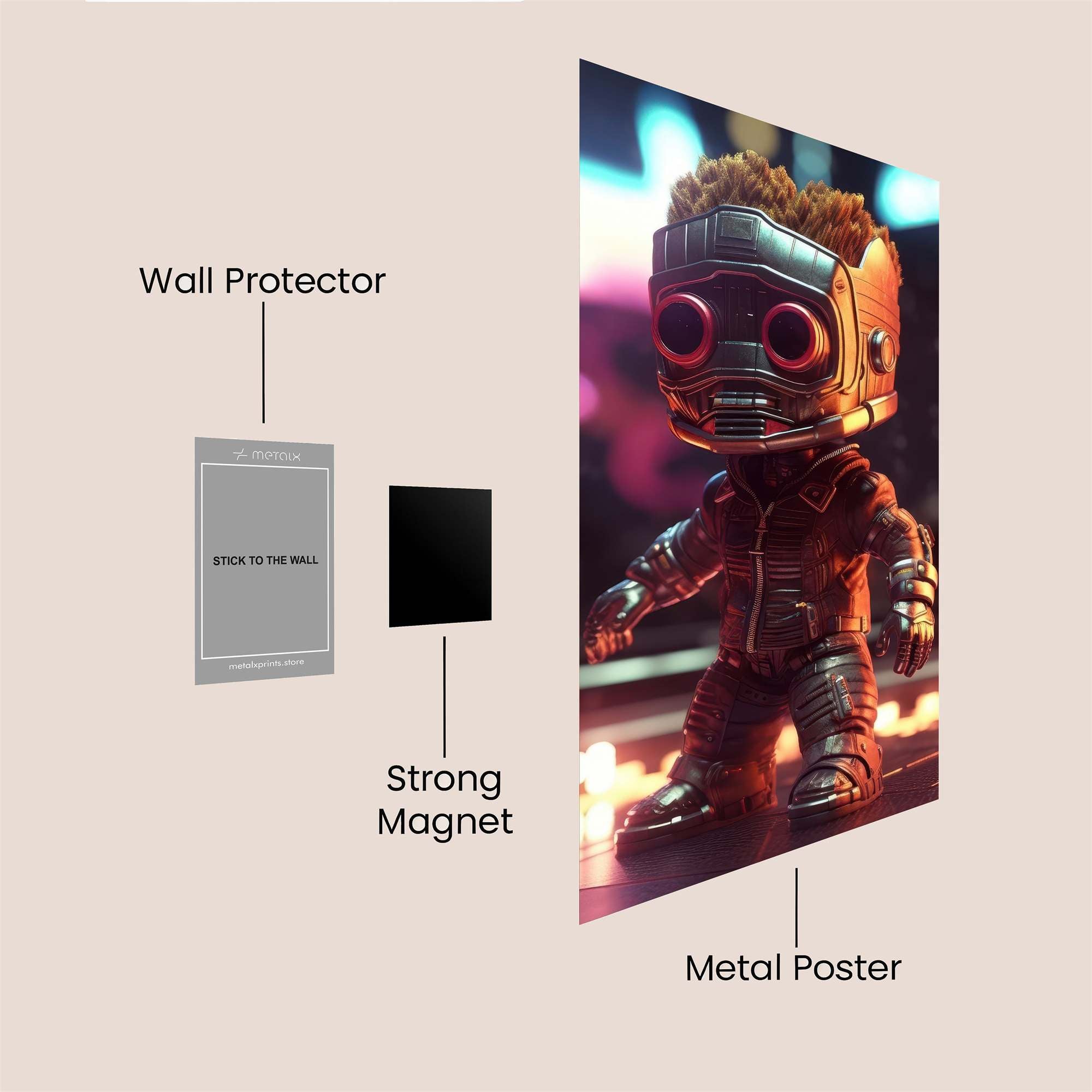 Groot Neon Safe Wall Magnetic / M