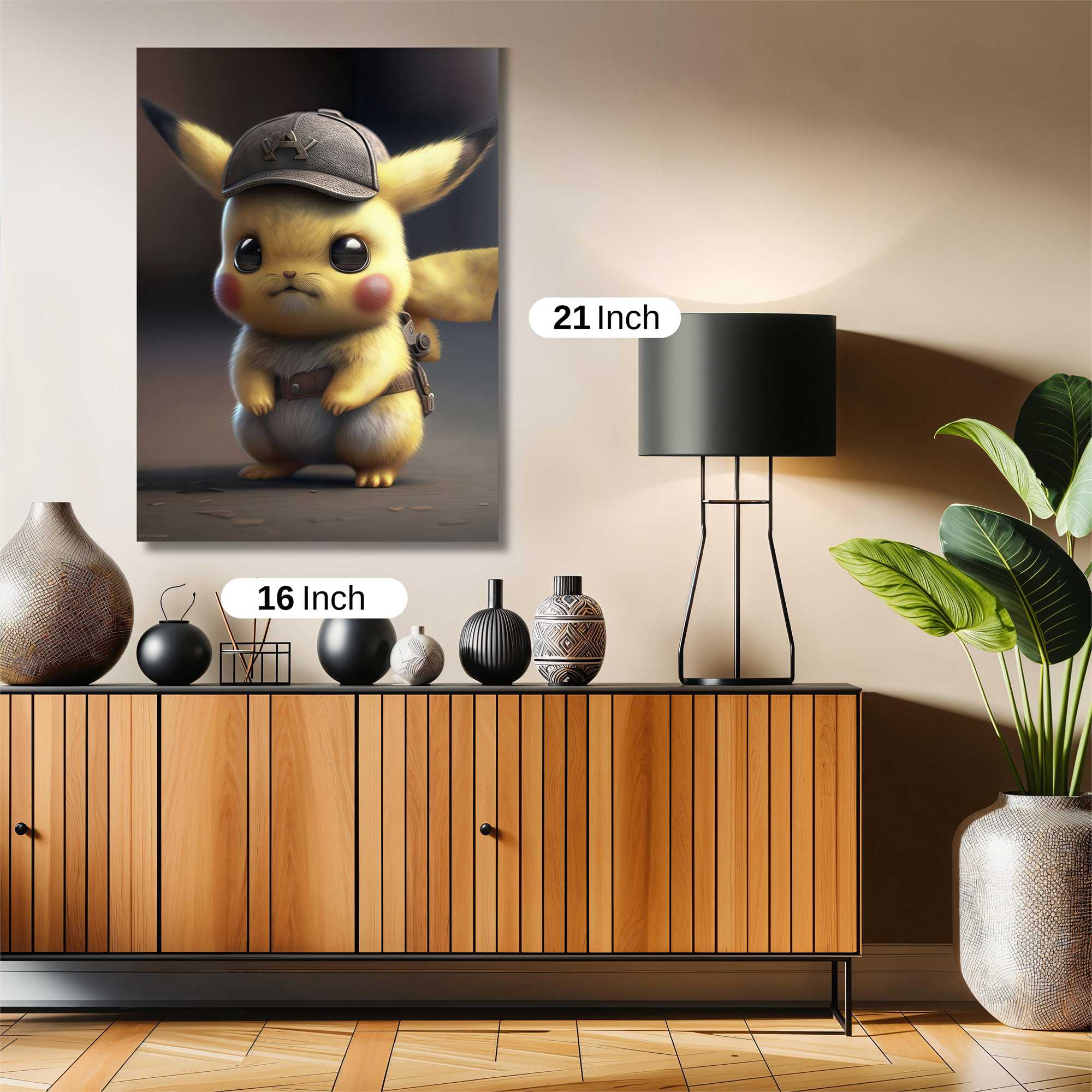 Pikachu Detective Safe Wall Magnetic / M