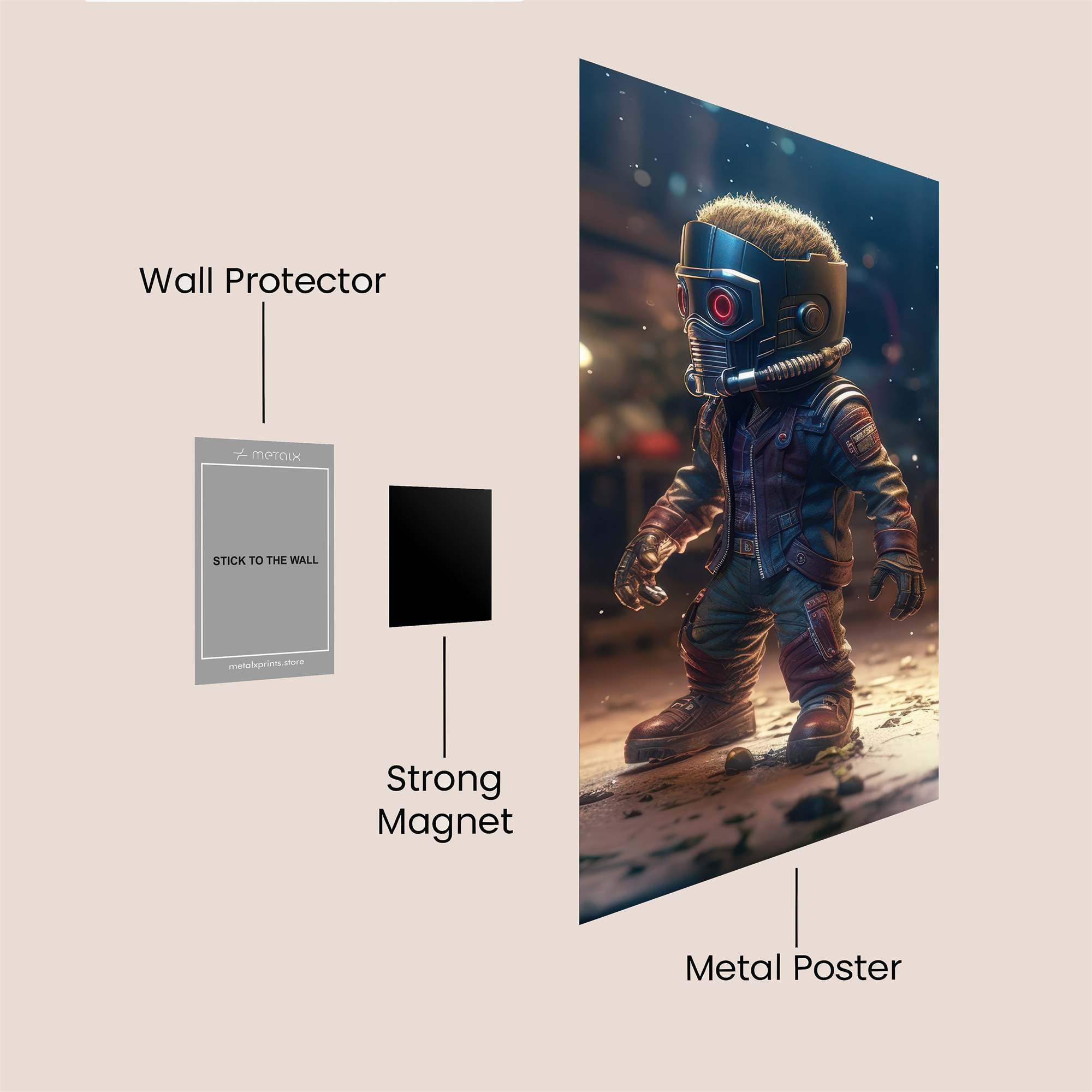 BabyGroot Festive Safe Wall Magnetic / M