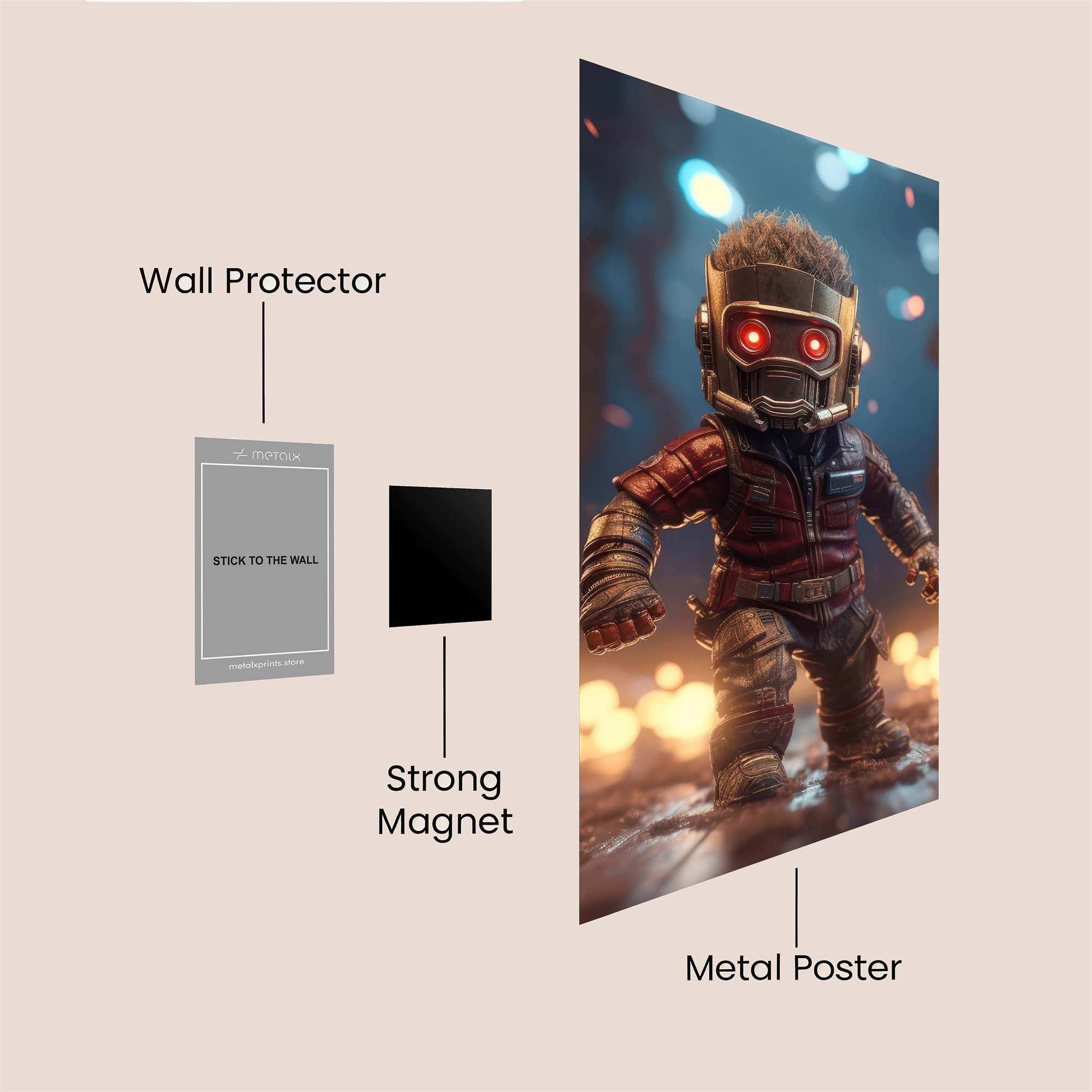Star-Lord Serene Safe Wall Magnetic / M
