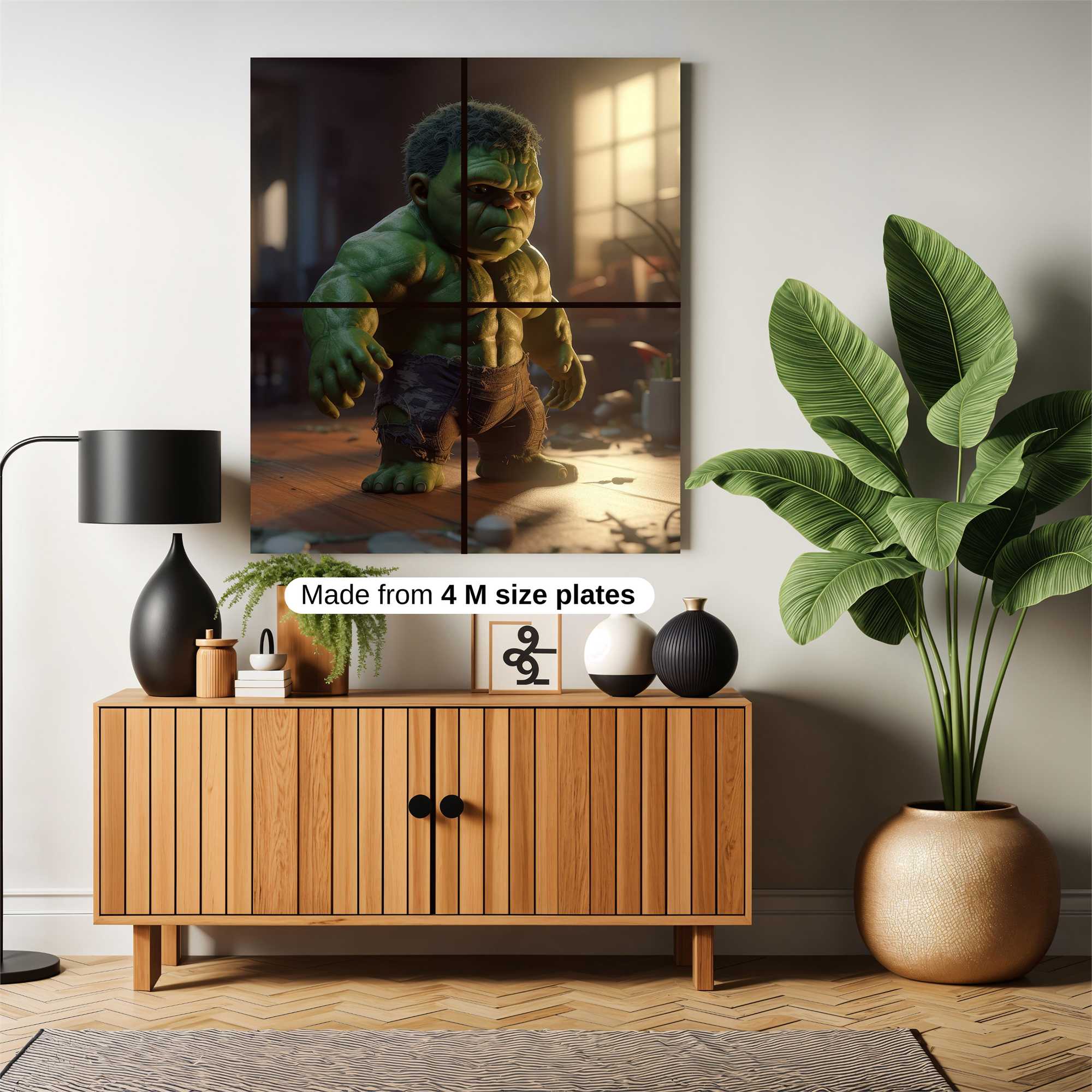 Hulk Brooding Safe Wall Magnetic / M