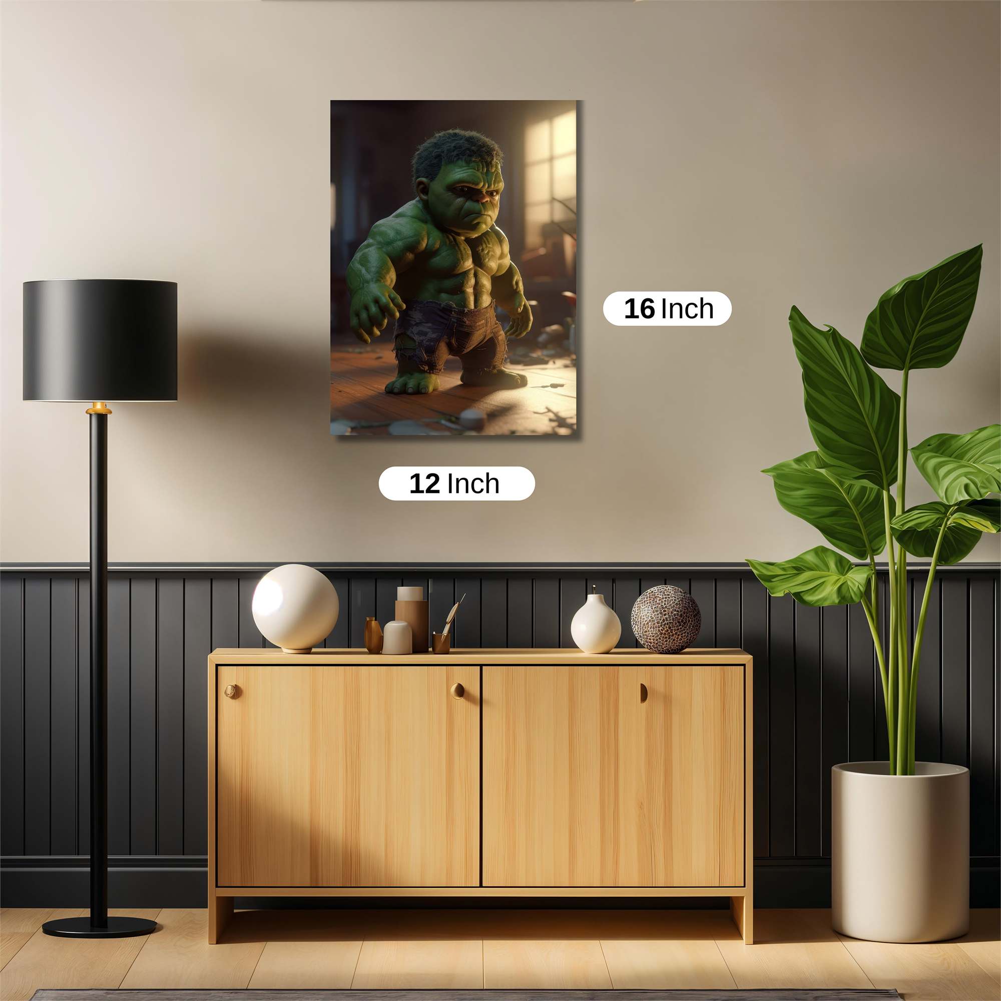 Hulk Brooding Safe Wall Magnetic / M