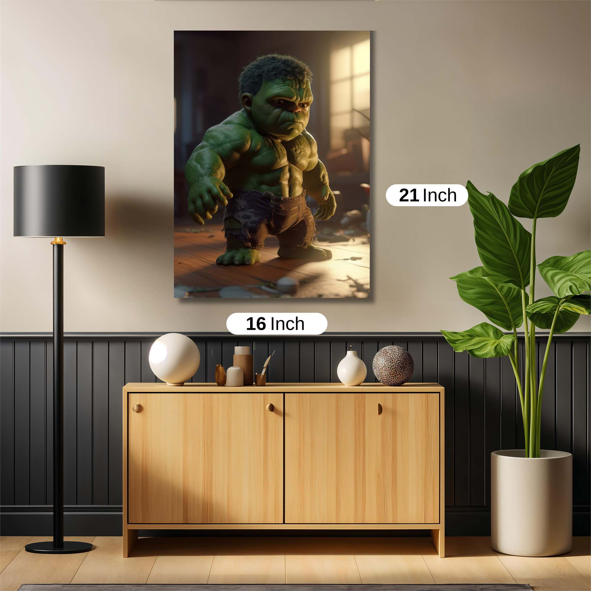Hulk Brooding Safe Wall Magnetic / M