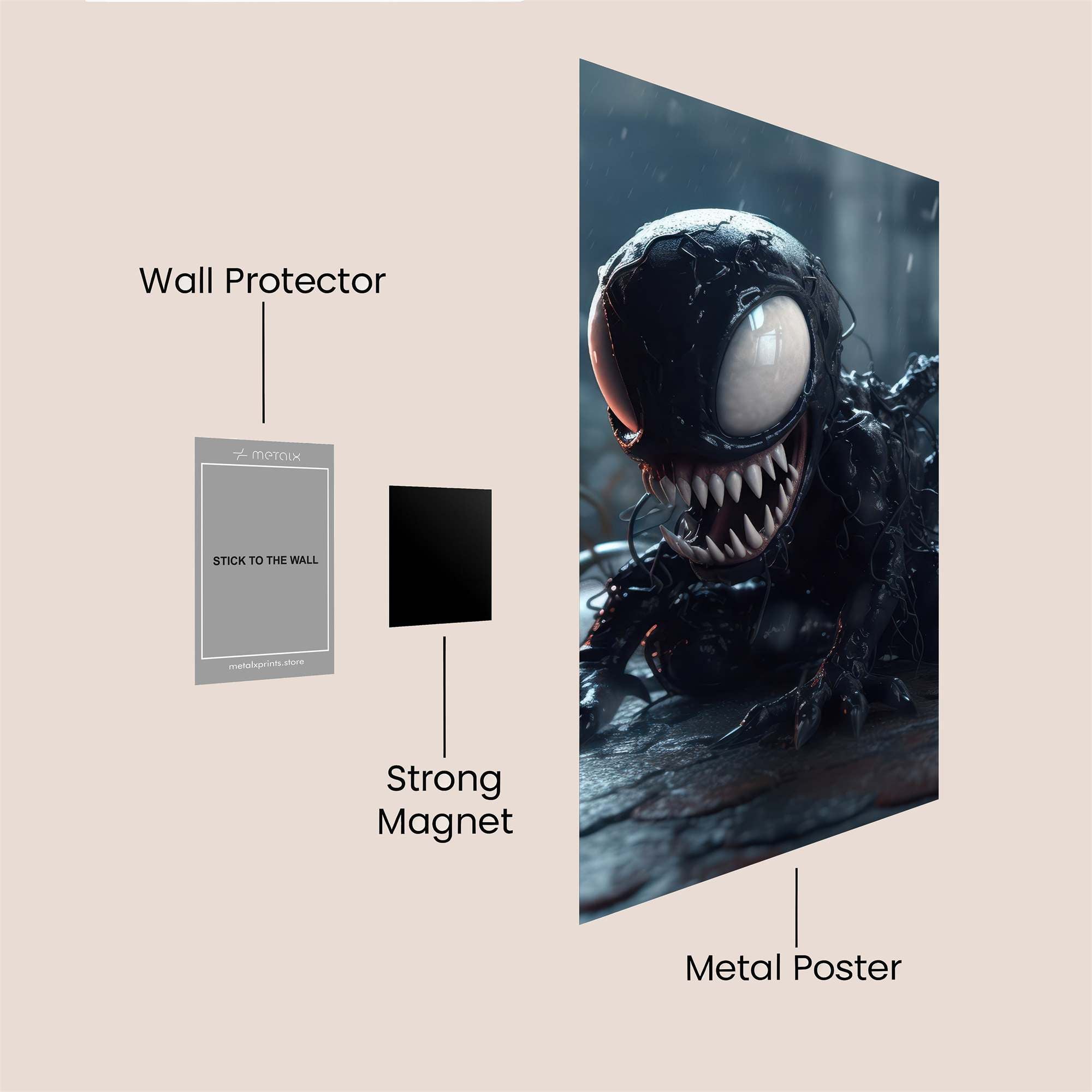 Venom Mischief Safe Wall Magnetic / M