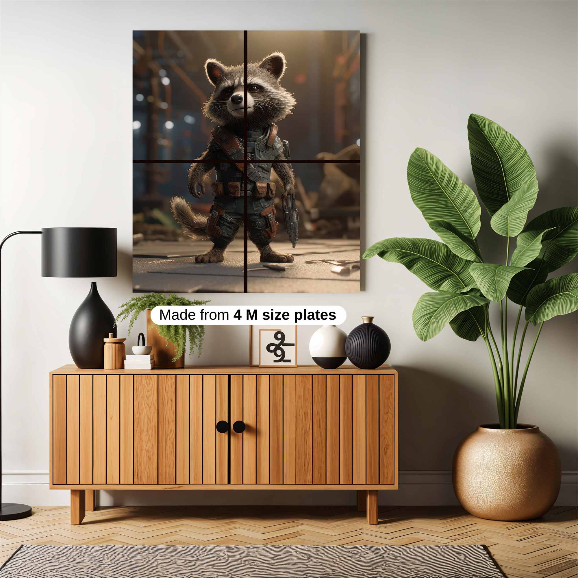 Rocket Rebel Safe Wall Magnetic / M