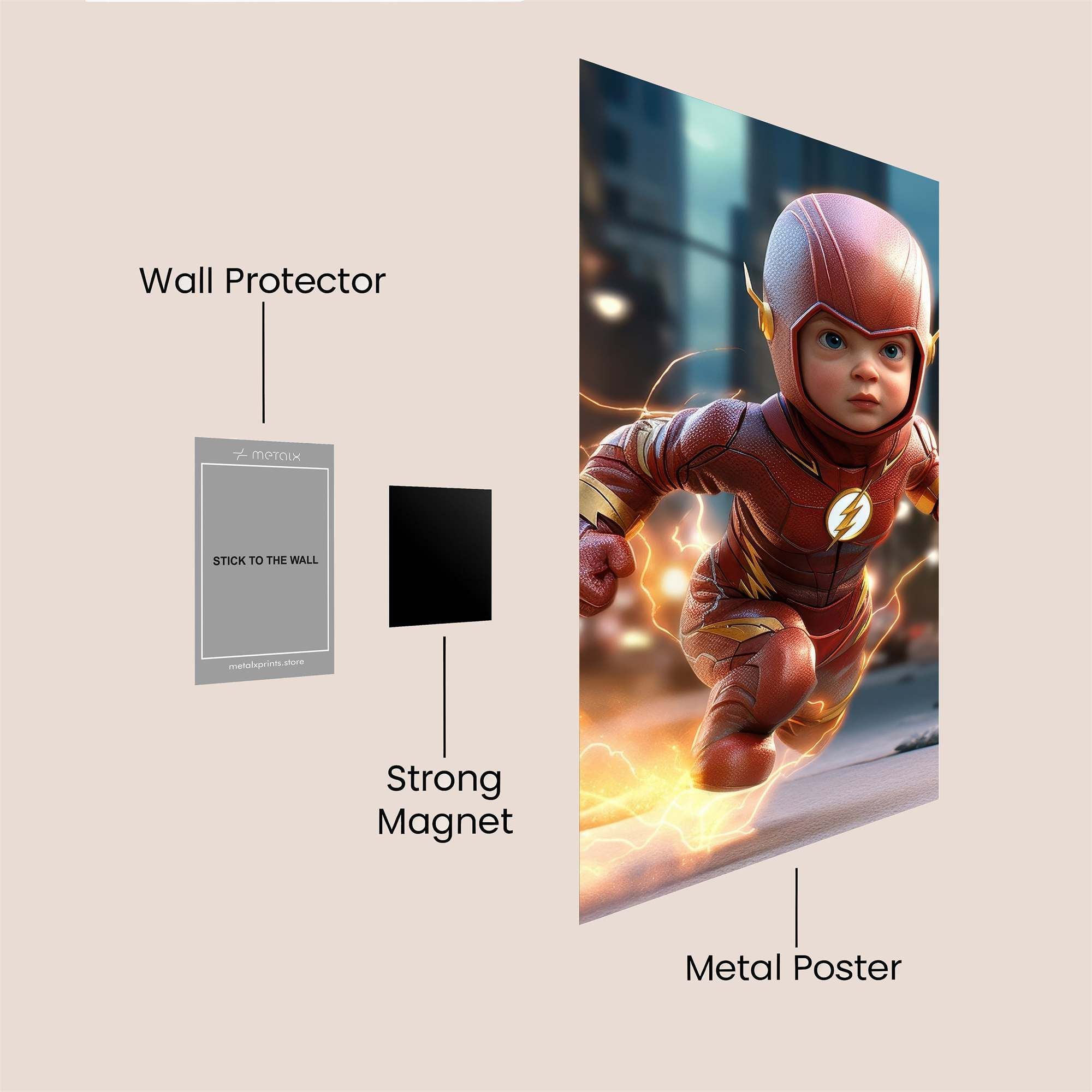 Goku Pensive Safe Wall Magnetic / M