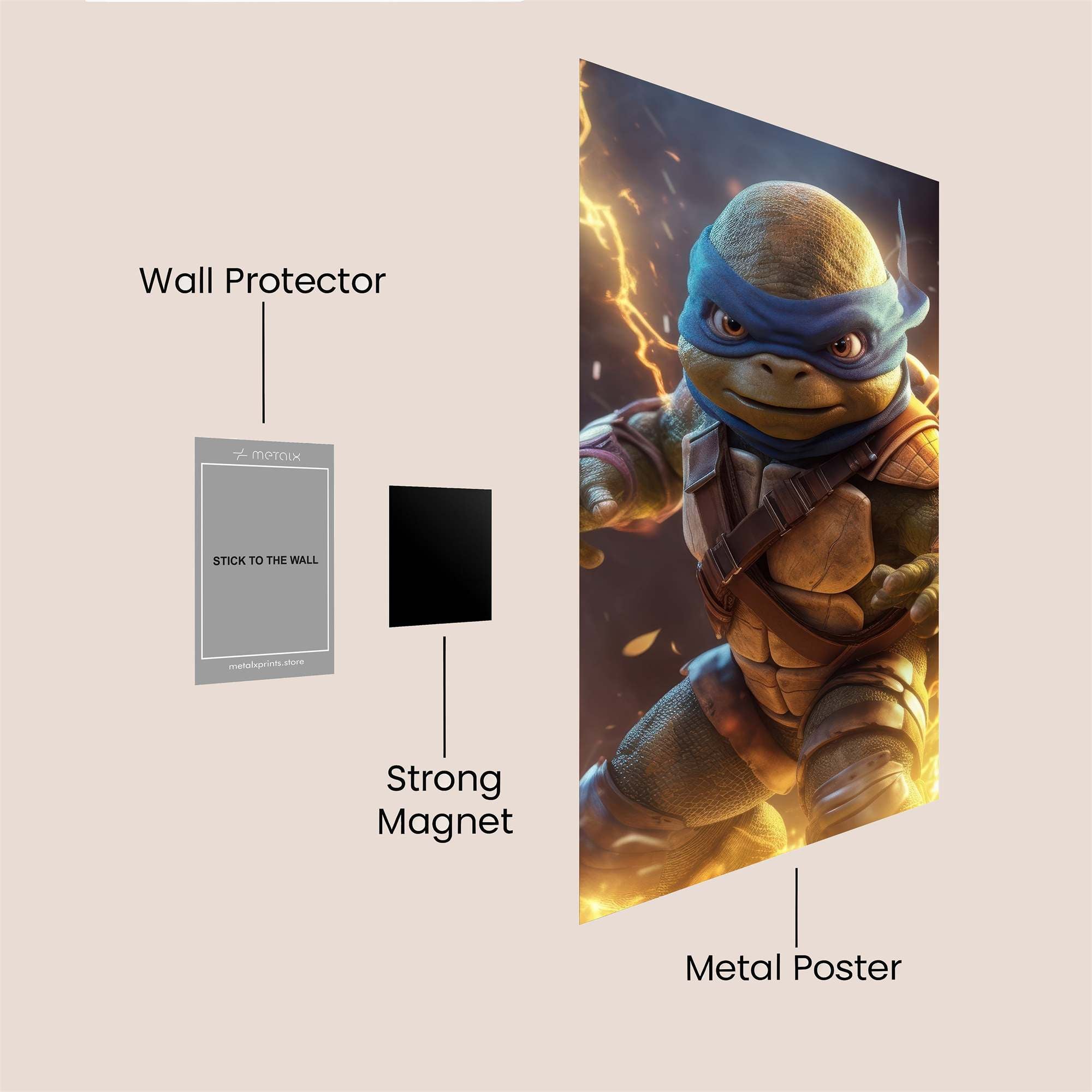 Leonardo Fierce Safe Wall Magnetic / M