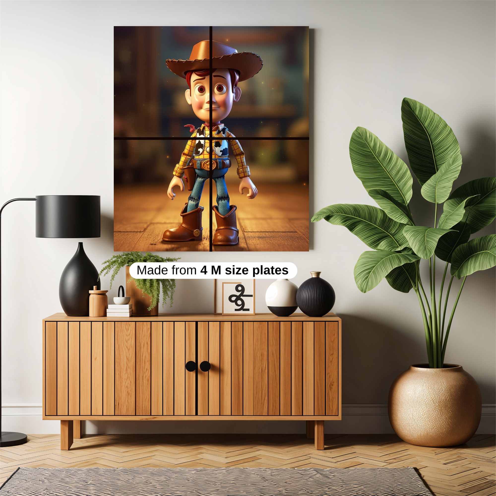 Woody Whimsical Safe Wall Magnetic / M
