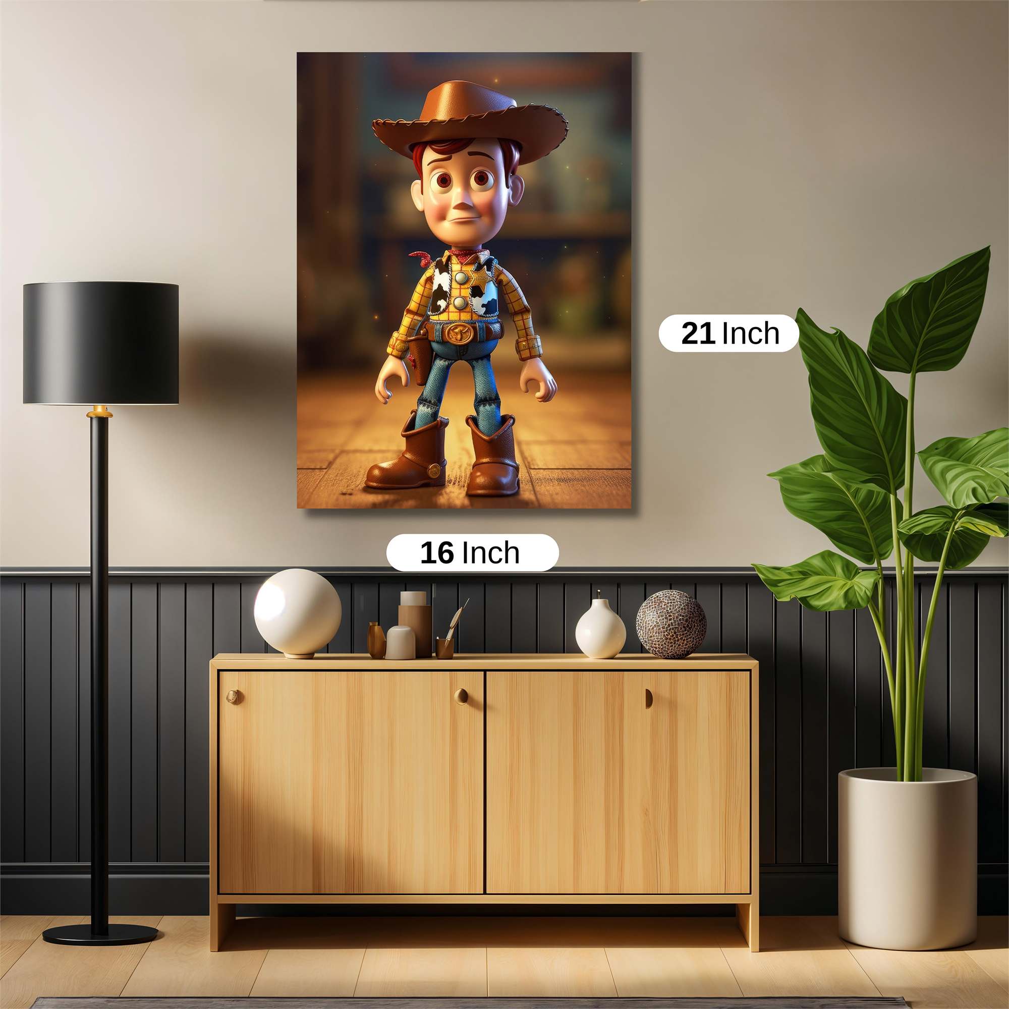 Woody Whimsical Safe Wall Magnetic / M