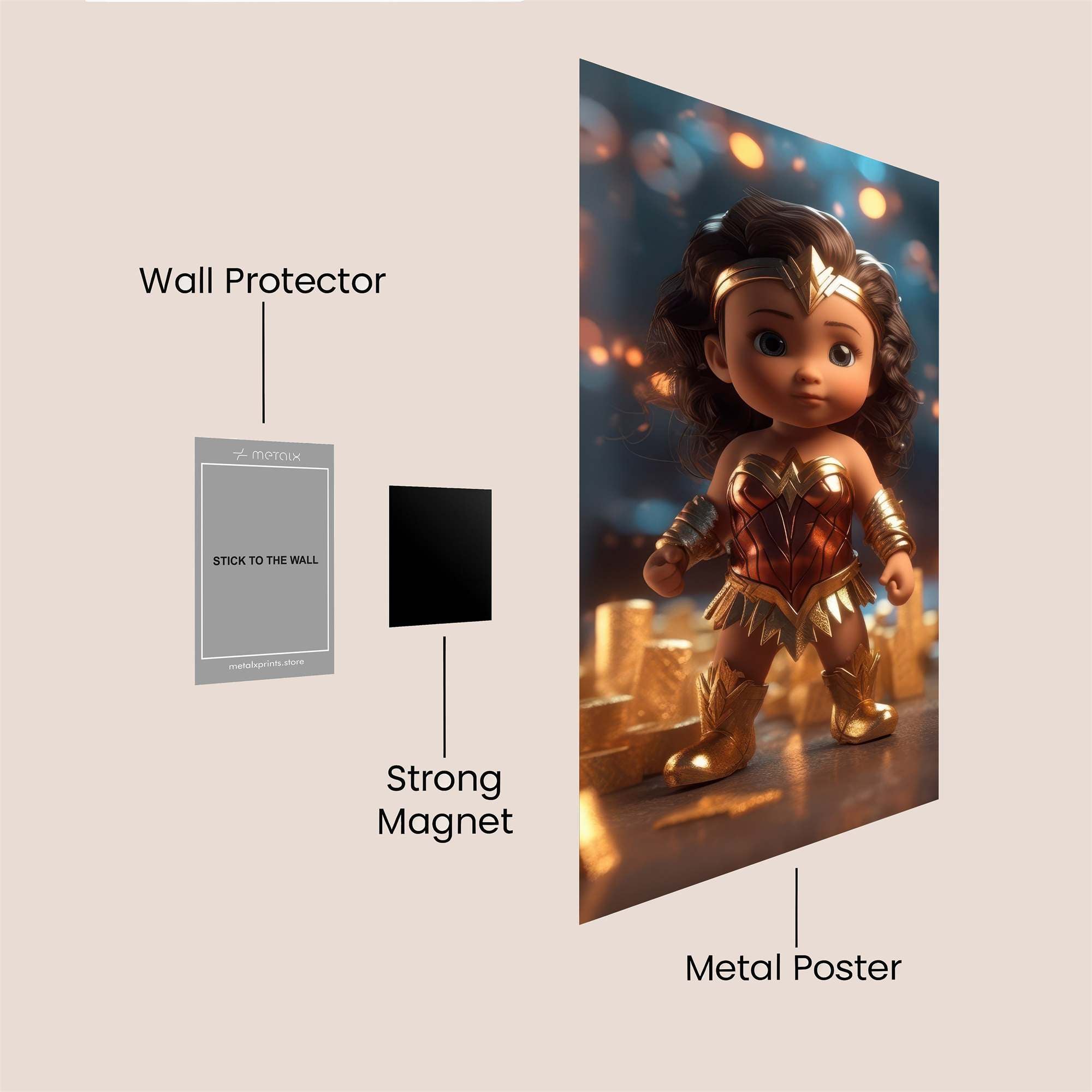 Wonder Triumphant Safe Wall Magnetic / M