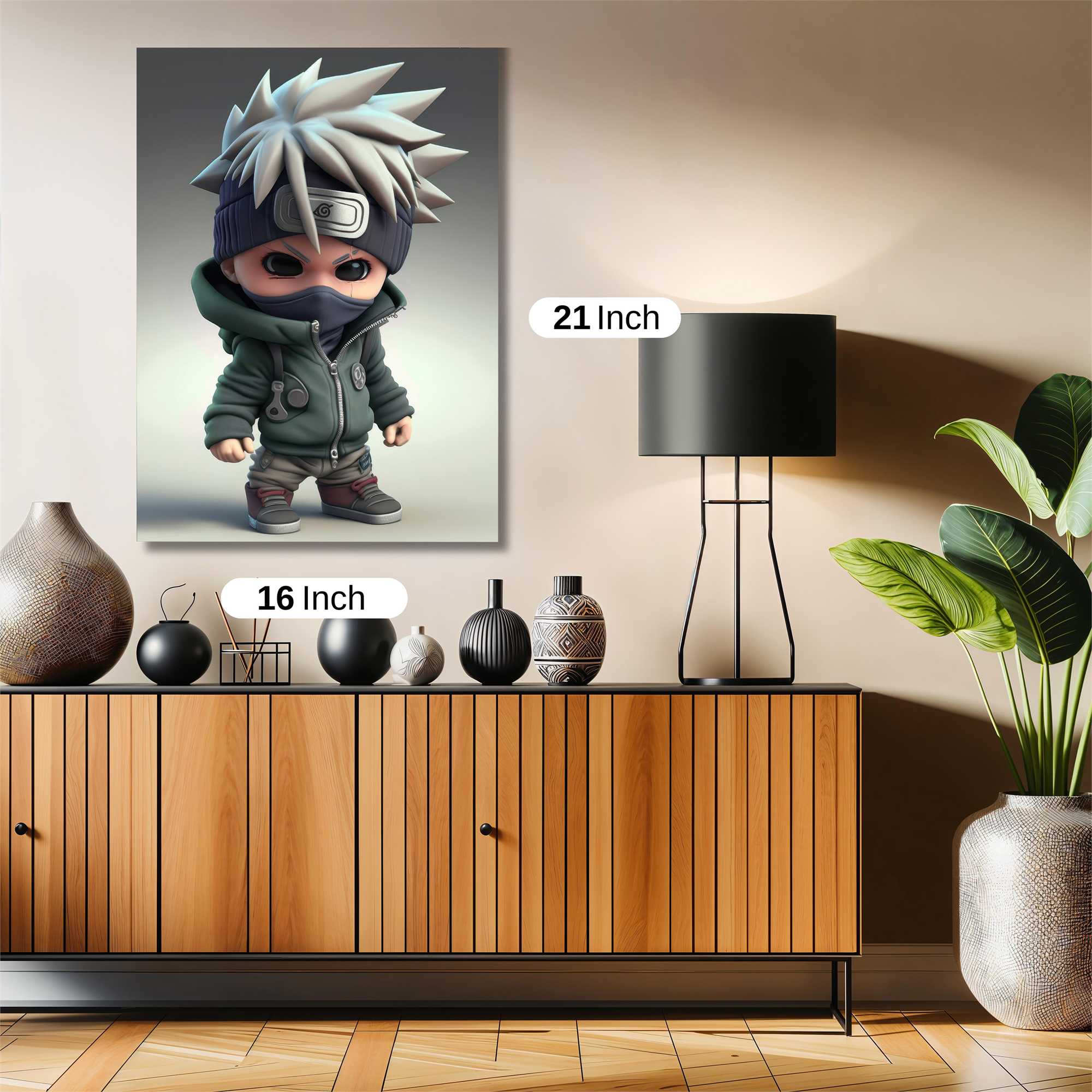 Kakashi Chibi Safe Wall Magnetic / M