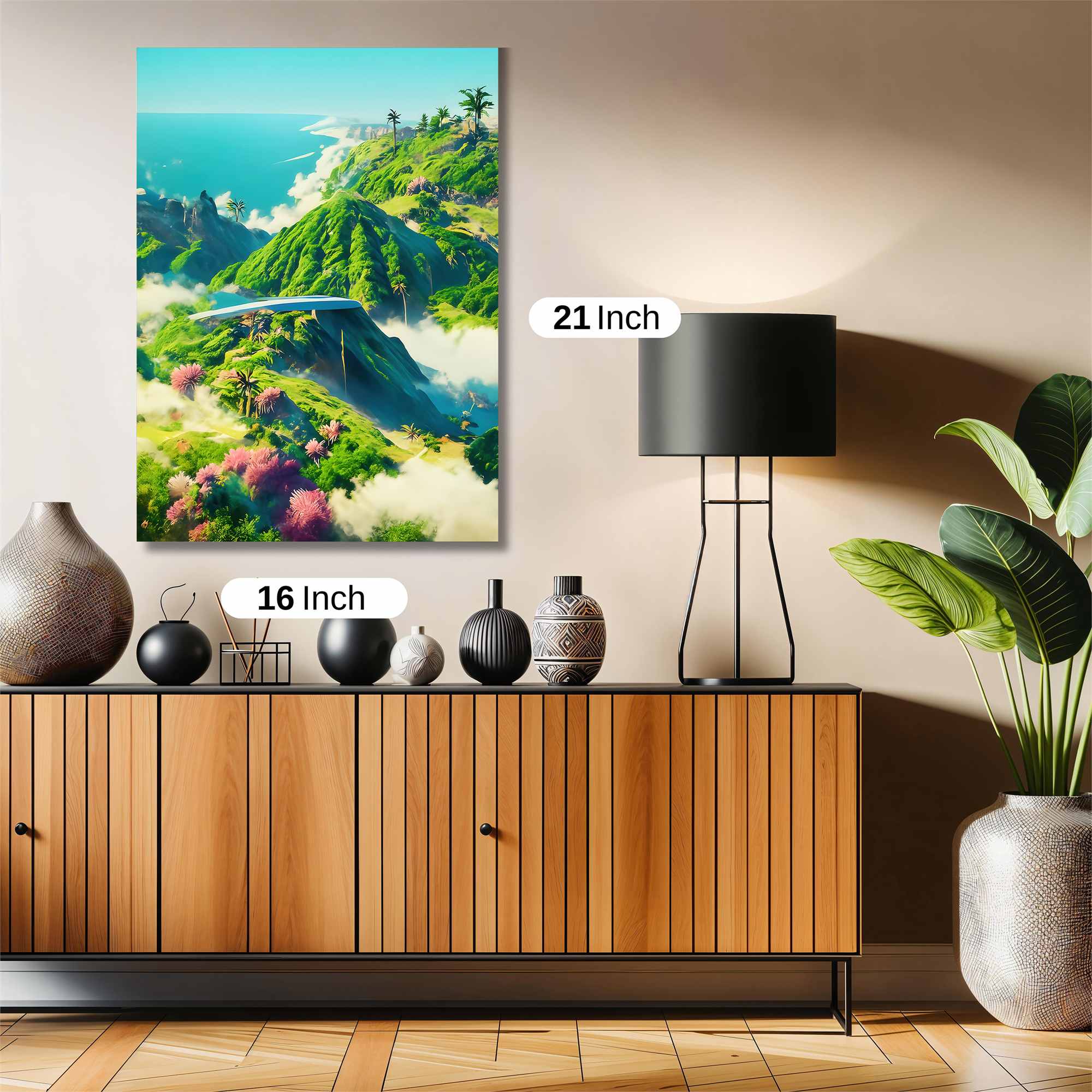 Island Serenity Safe Wall Magnetic / M