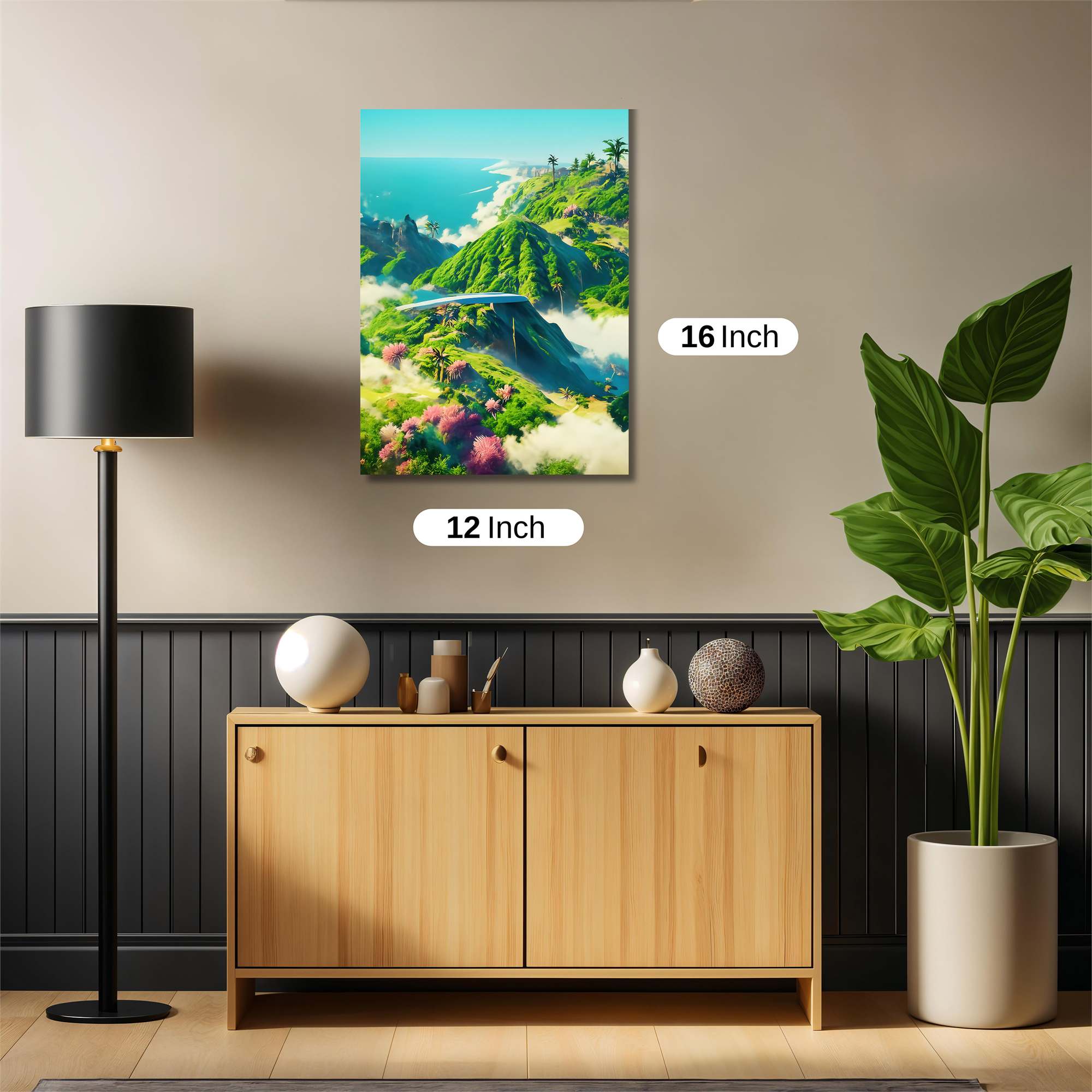 Island Serenity Safe Wall Magnetic / M