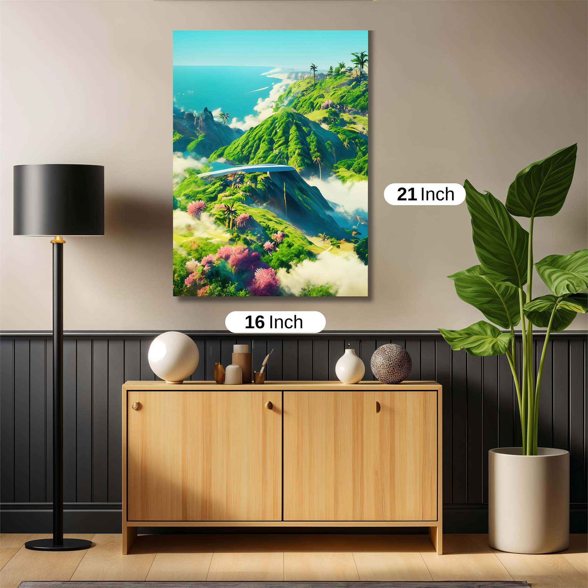 Island Serenity Safe Wall Magnetic / M