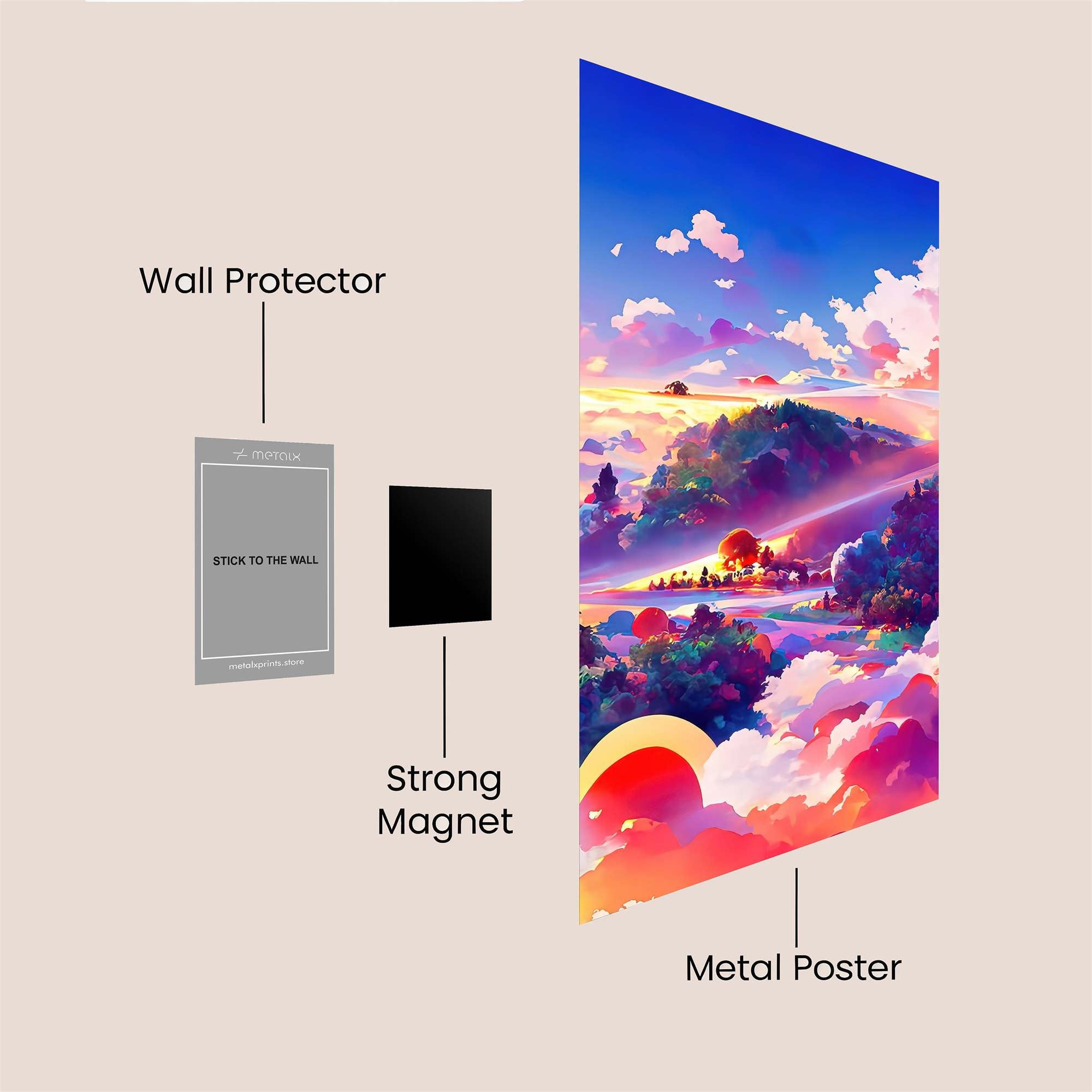 Makoto Dreamscape Safe Wall Magnetic / M