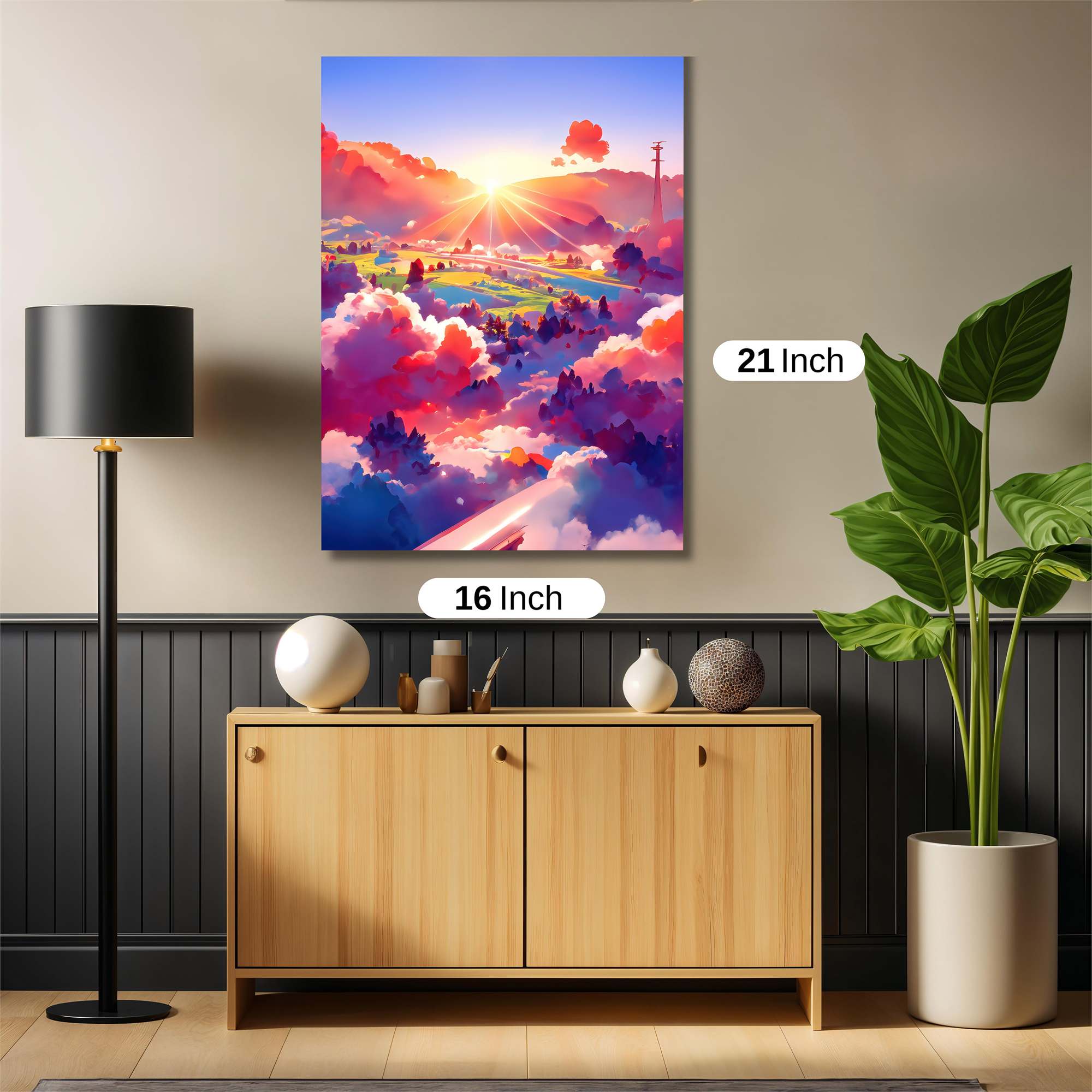 Sunrise Serenity Safe Wall Magnetic / M