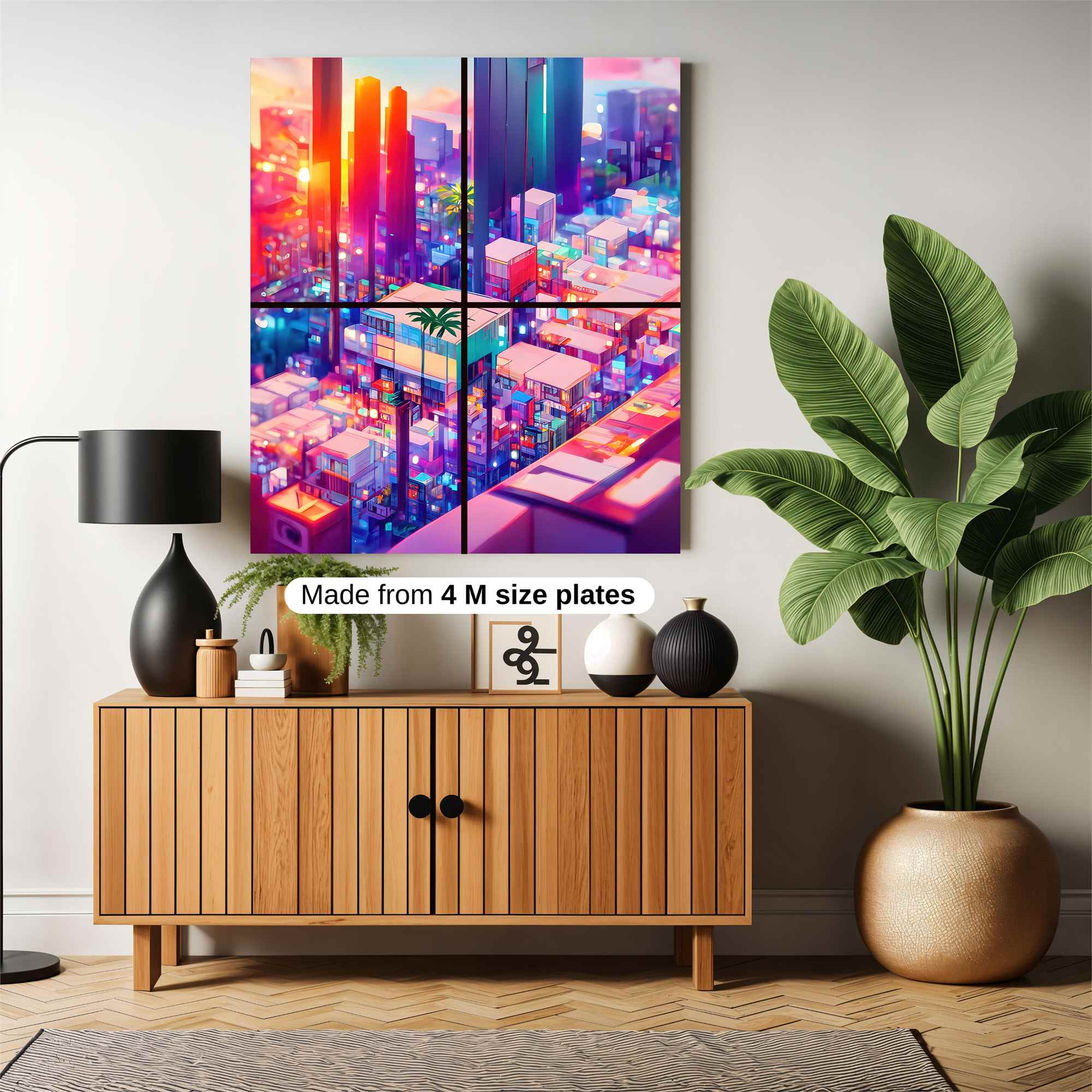 Neon Serenity Safe Wall Magnetic / M