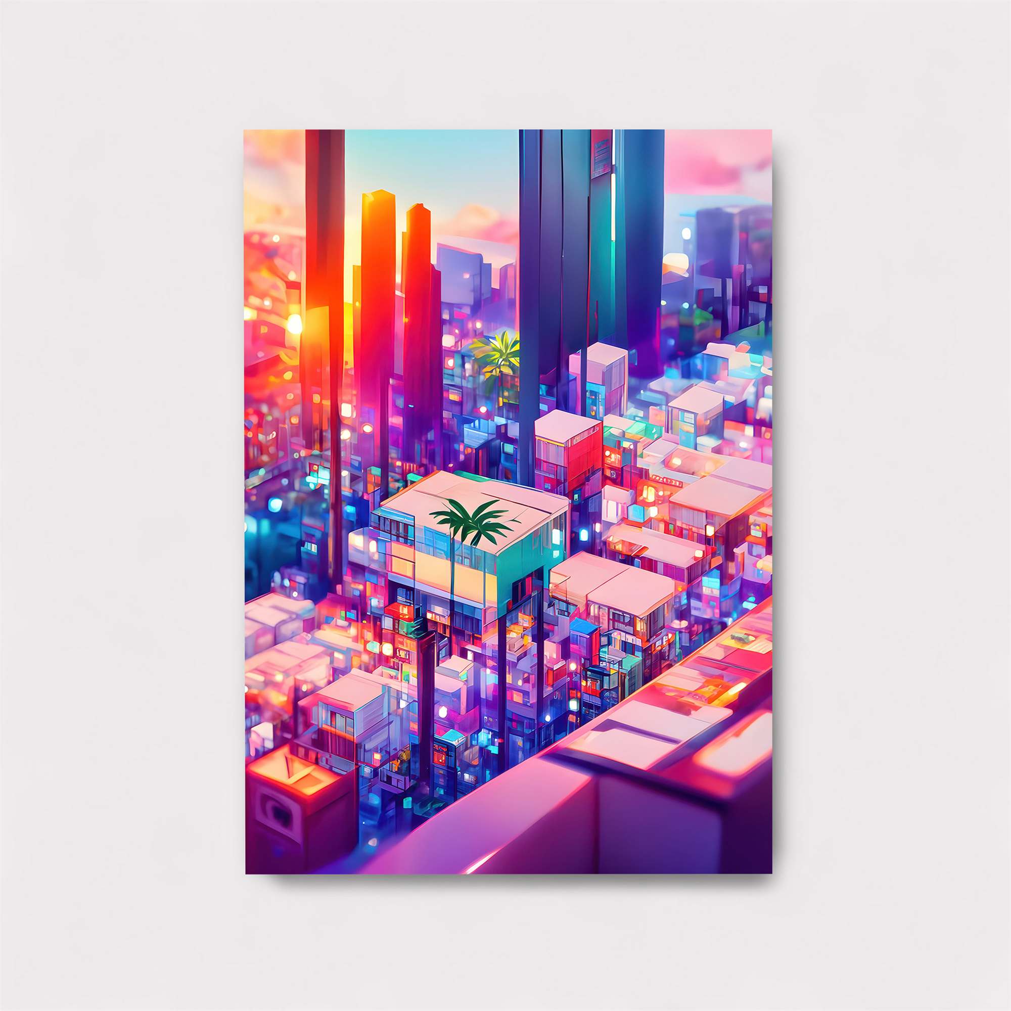 Neon Serenity Safe Wall Magnetic / M