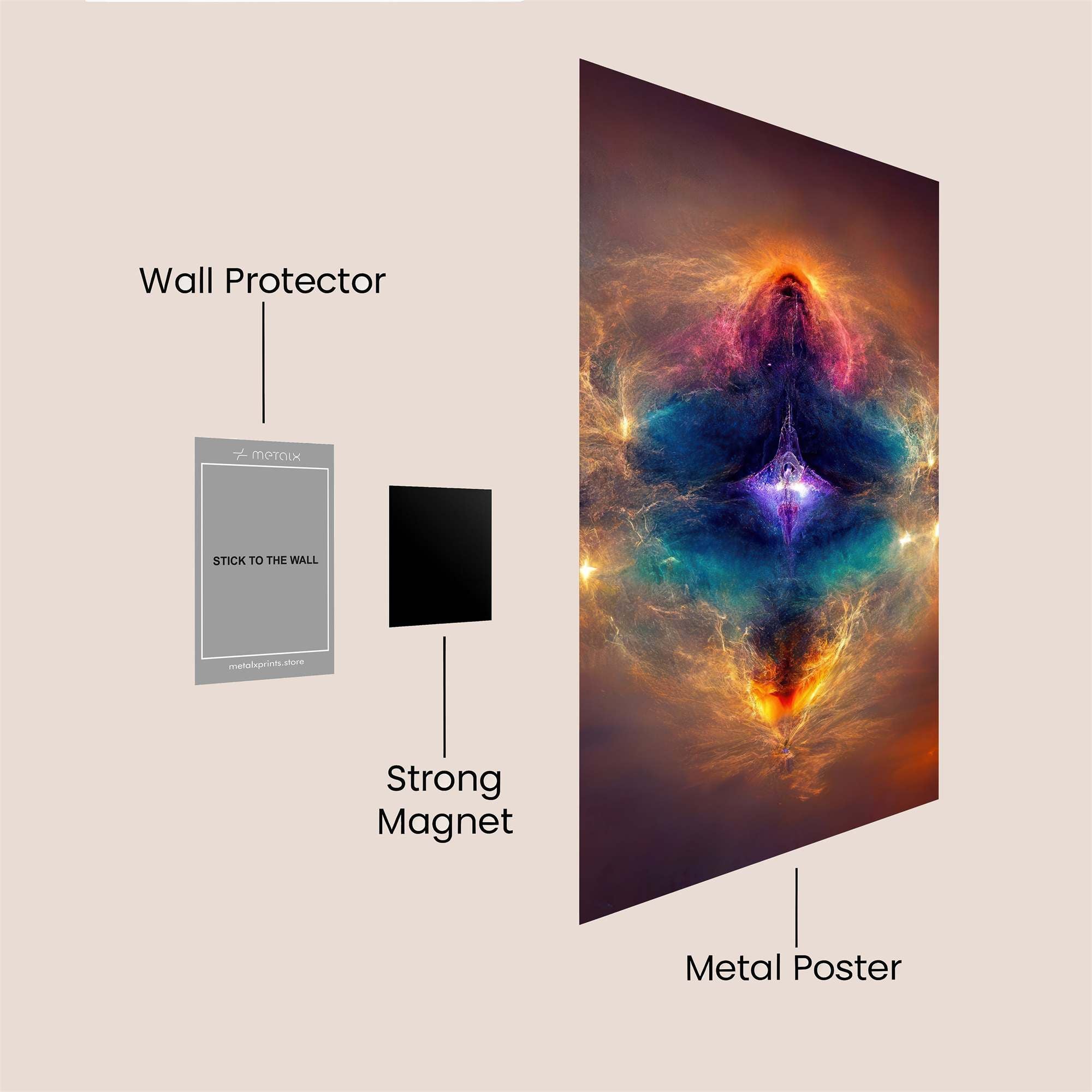 Cosmic Serenity Safe Wall Magnetic / M