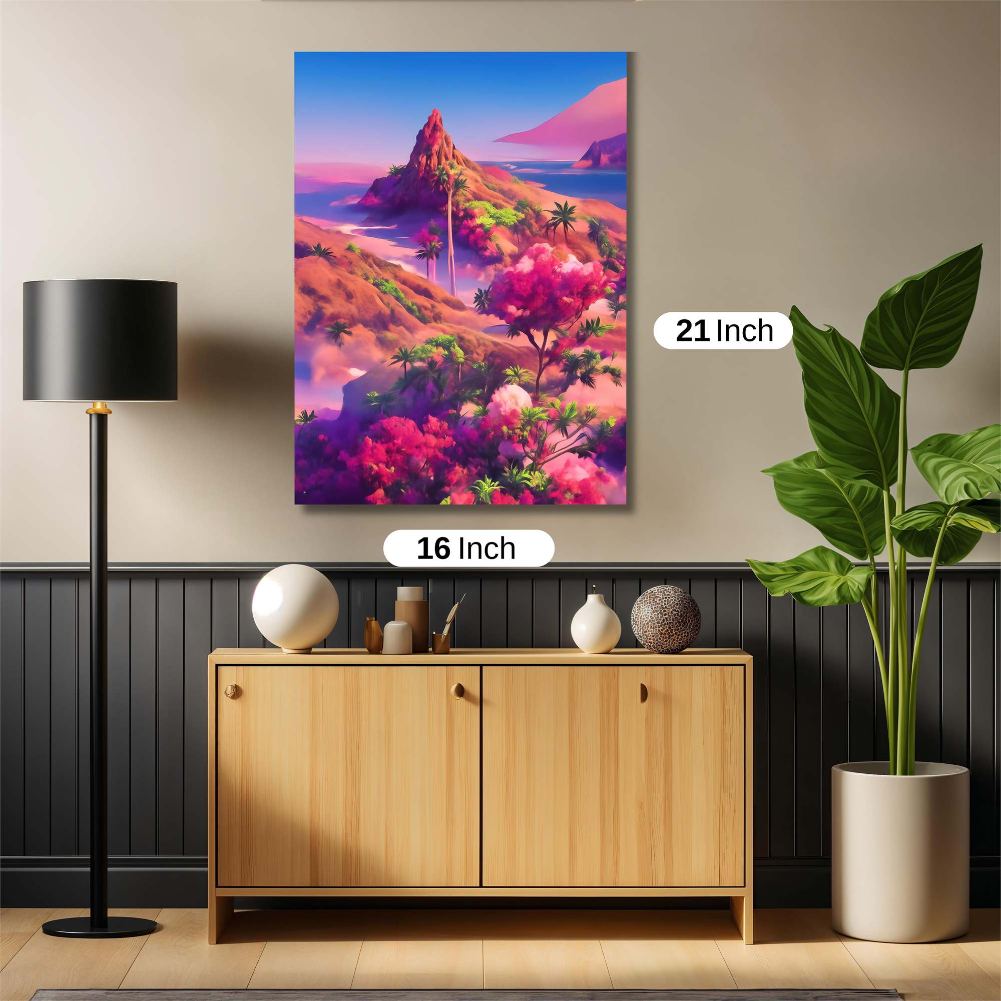 Island Serenity Safe Wall Magnetic / M