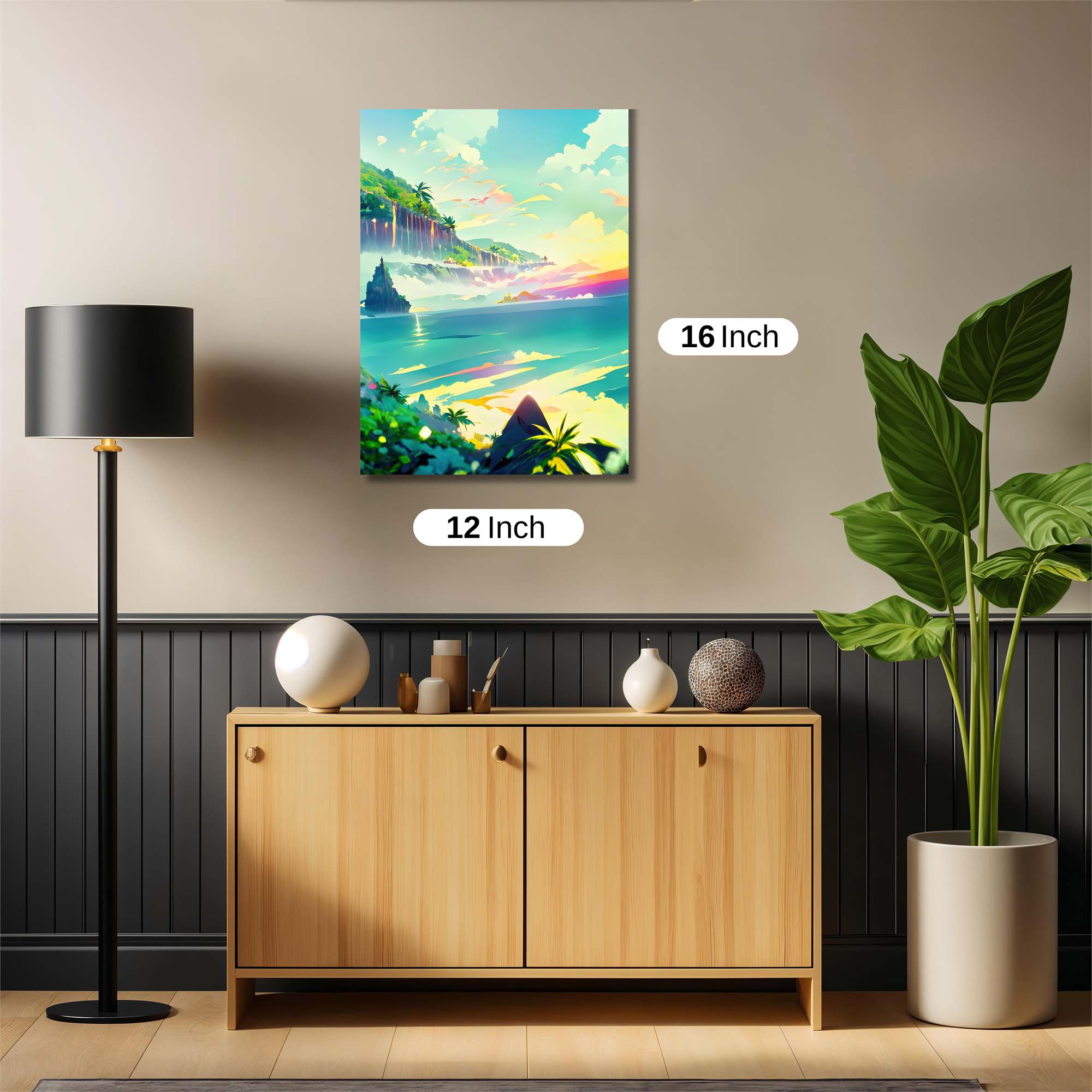 Sunset Serenity Safe Wall Magnetic / M