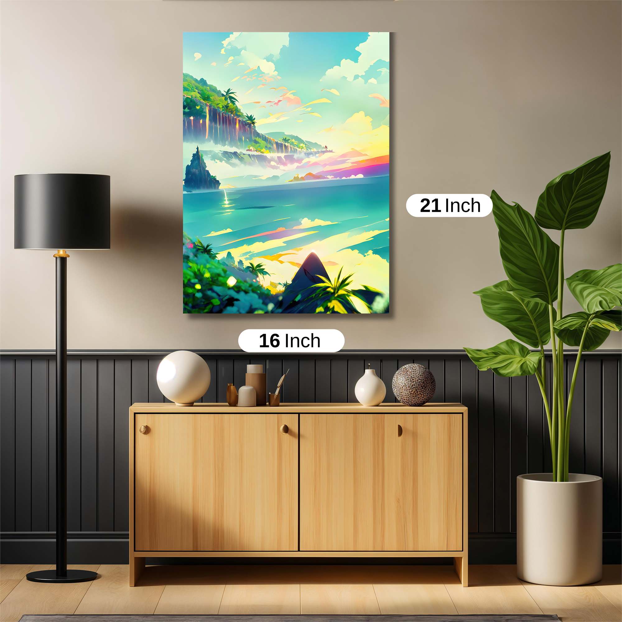 Sunset Serenity Safe Wall Magnetic / M