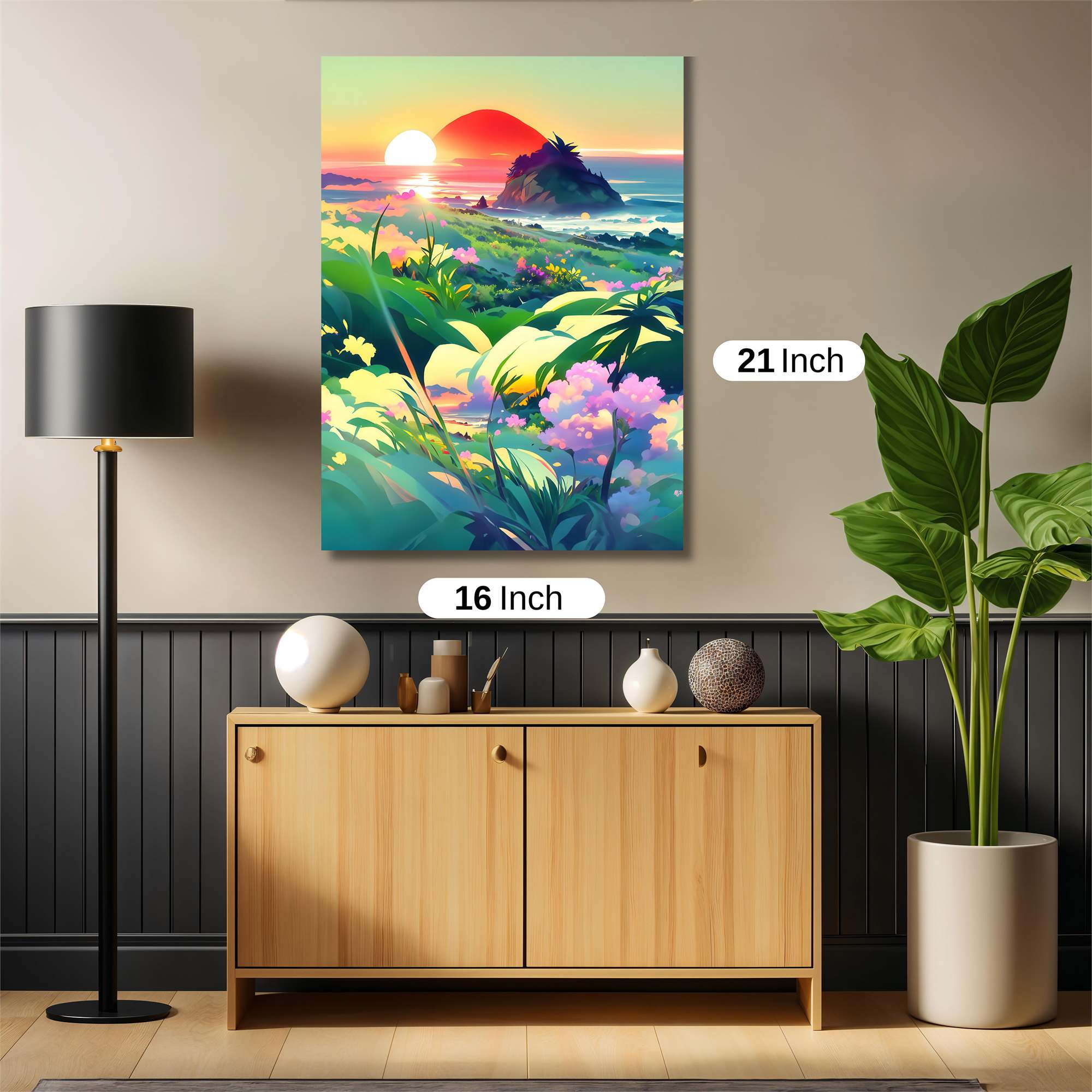 Sunrise Serenity Safe Wall Magnetic / M